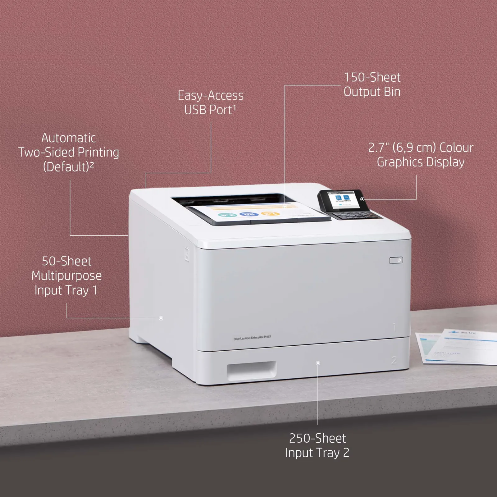 HP Color LaserJet Enterprise M455dn
