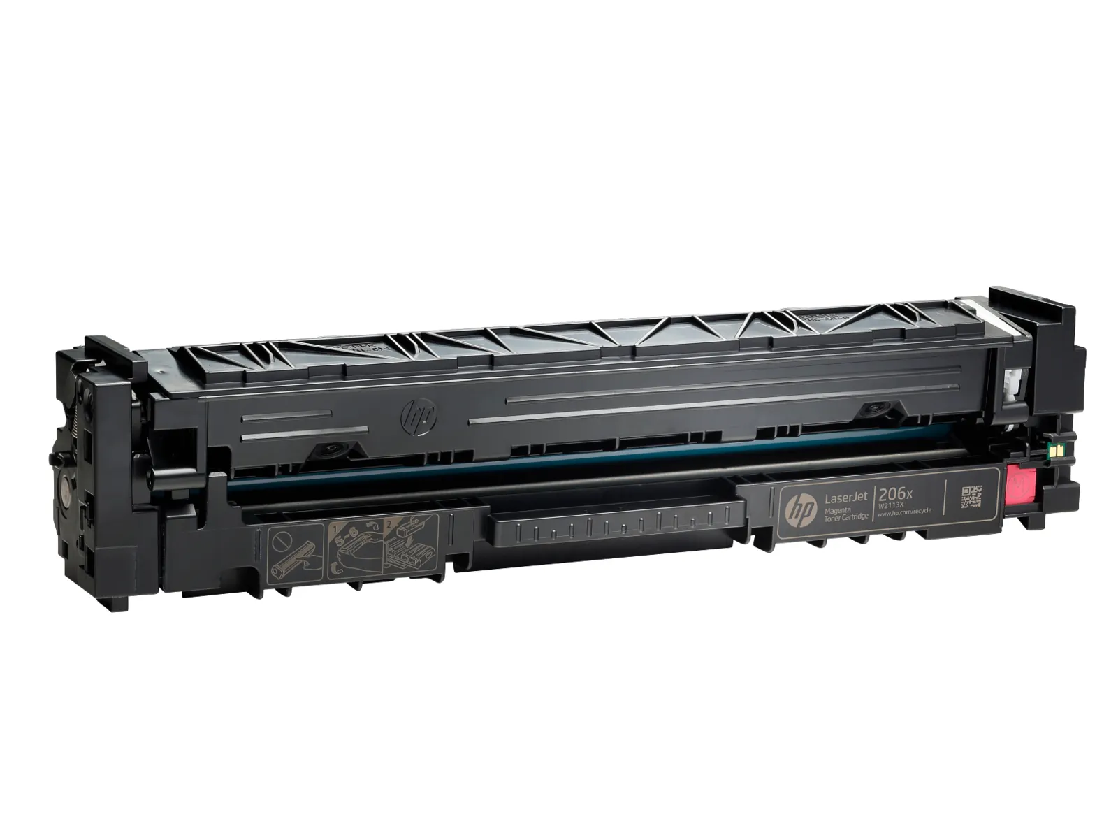 HP 206X High Yield Magenta Original LaserJet Toner Cartridge, front view
