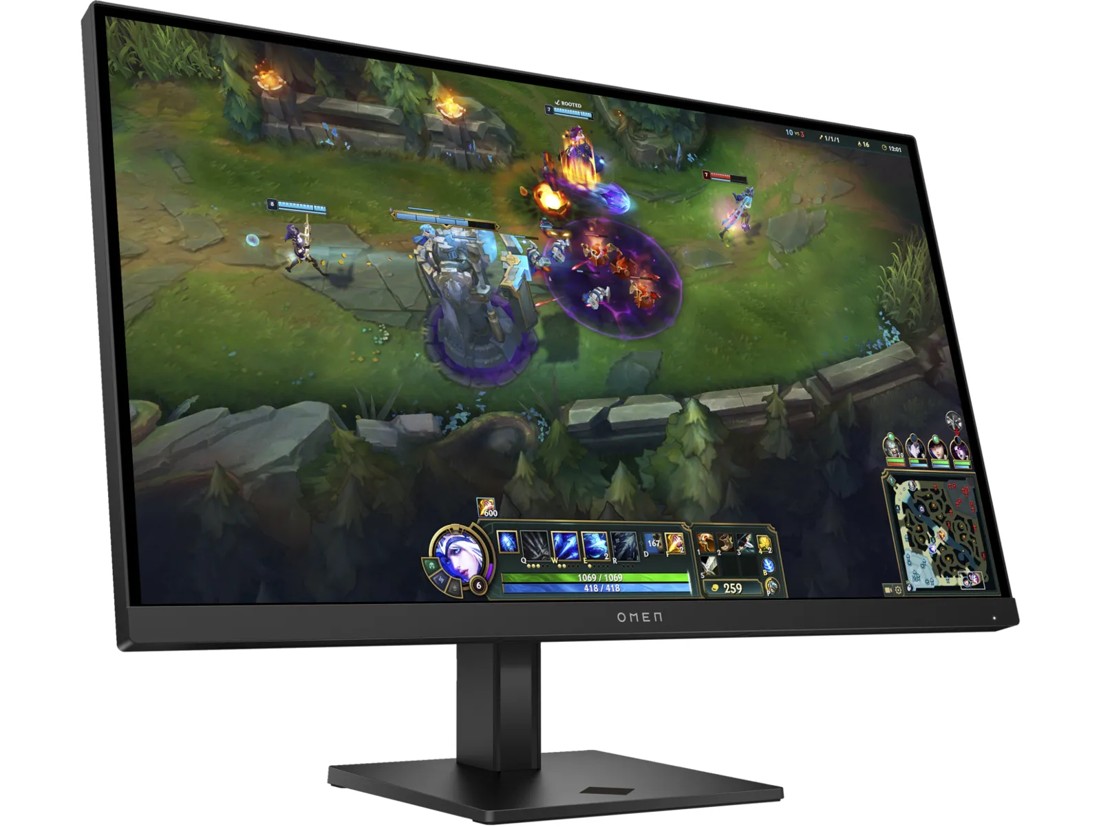 OMEN 27 inch FHD 180Hz Gaming Monitor - OMEN 27 G2, right side view
