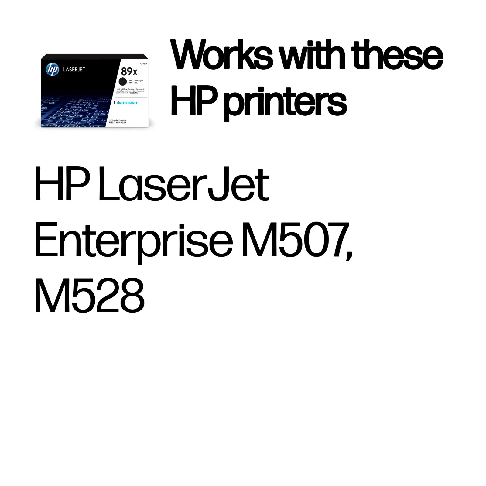 HP 89X High Yield Black Original LaserJet toner cartridge