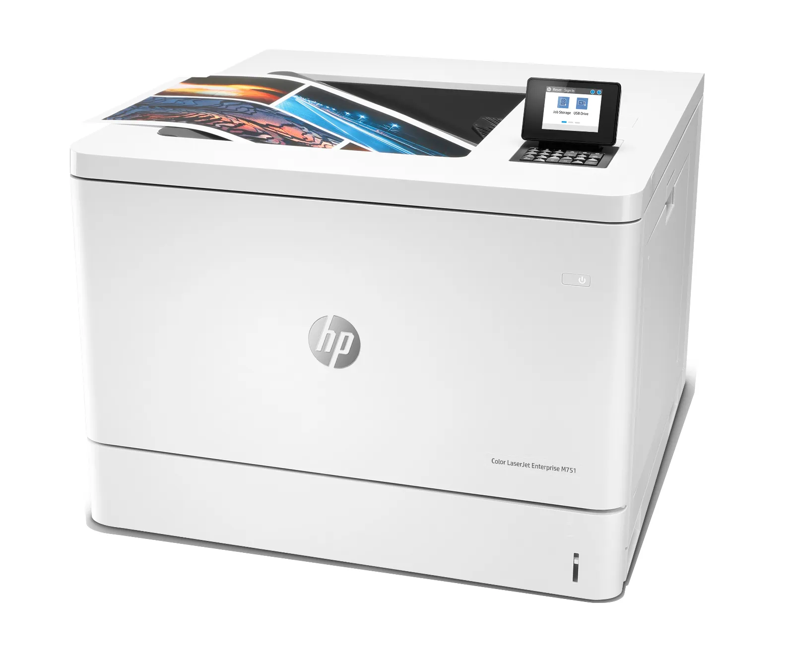 HP Color LaserJet Enterprise M751dn, left side view