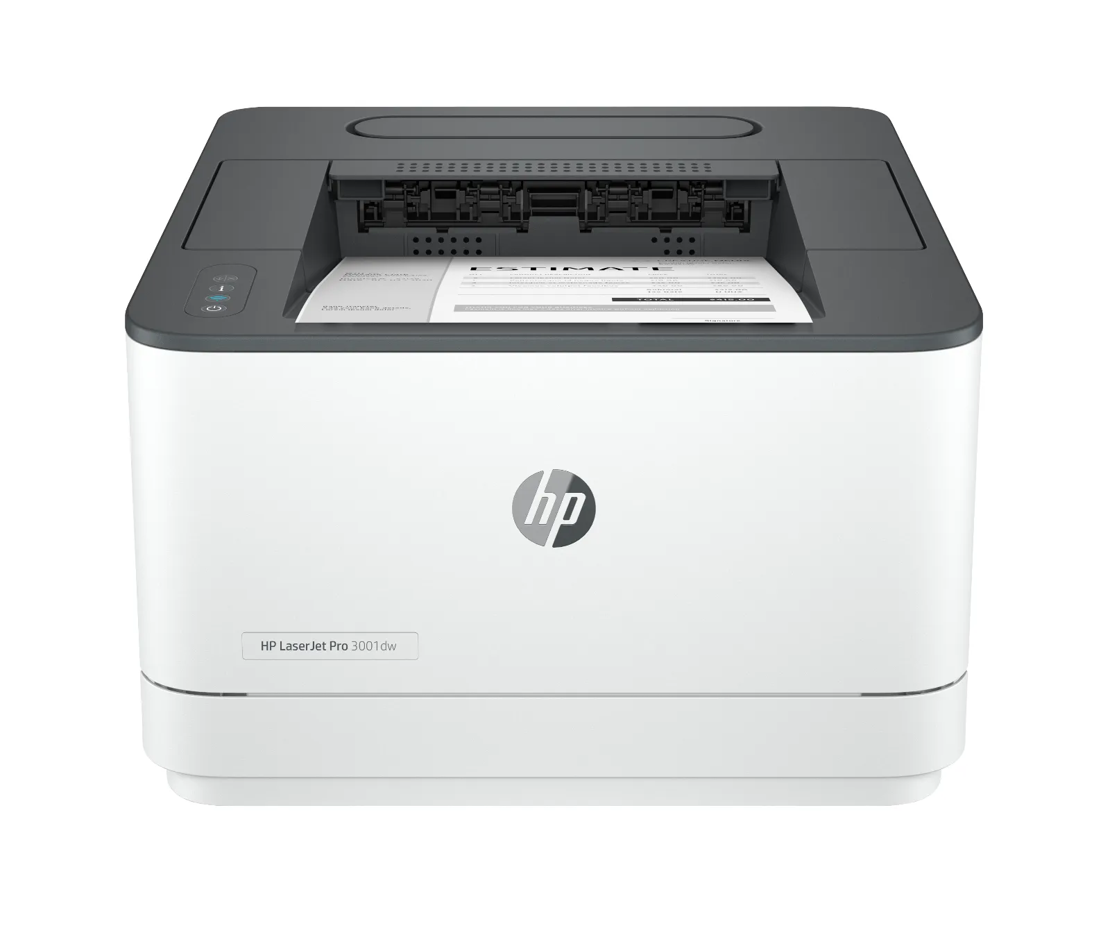 HP LaserJet Pro 3001dw Printer, front view