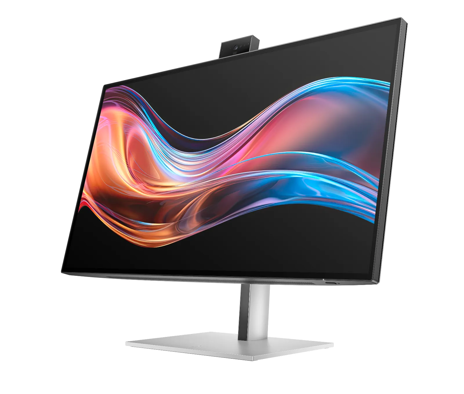 HP Series 7 Pro 27 inch 4K Conferencing Monitor - 727pm, left side view