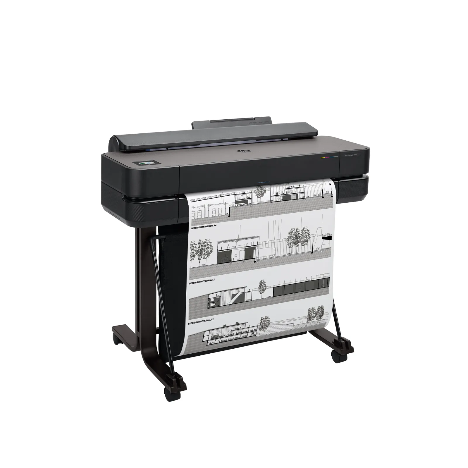 HP DesignJet T650 36-in Printer, right side view