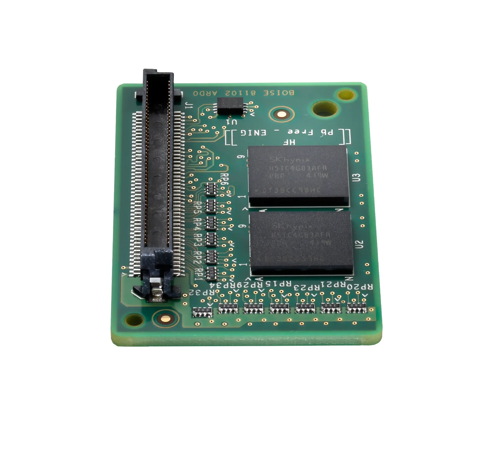 HP 1 GB 90-pin DDR3 DIMM, front view