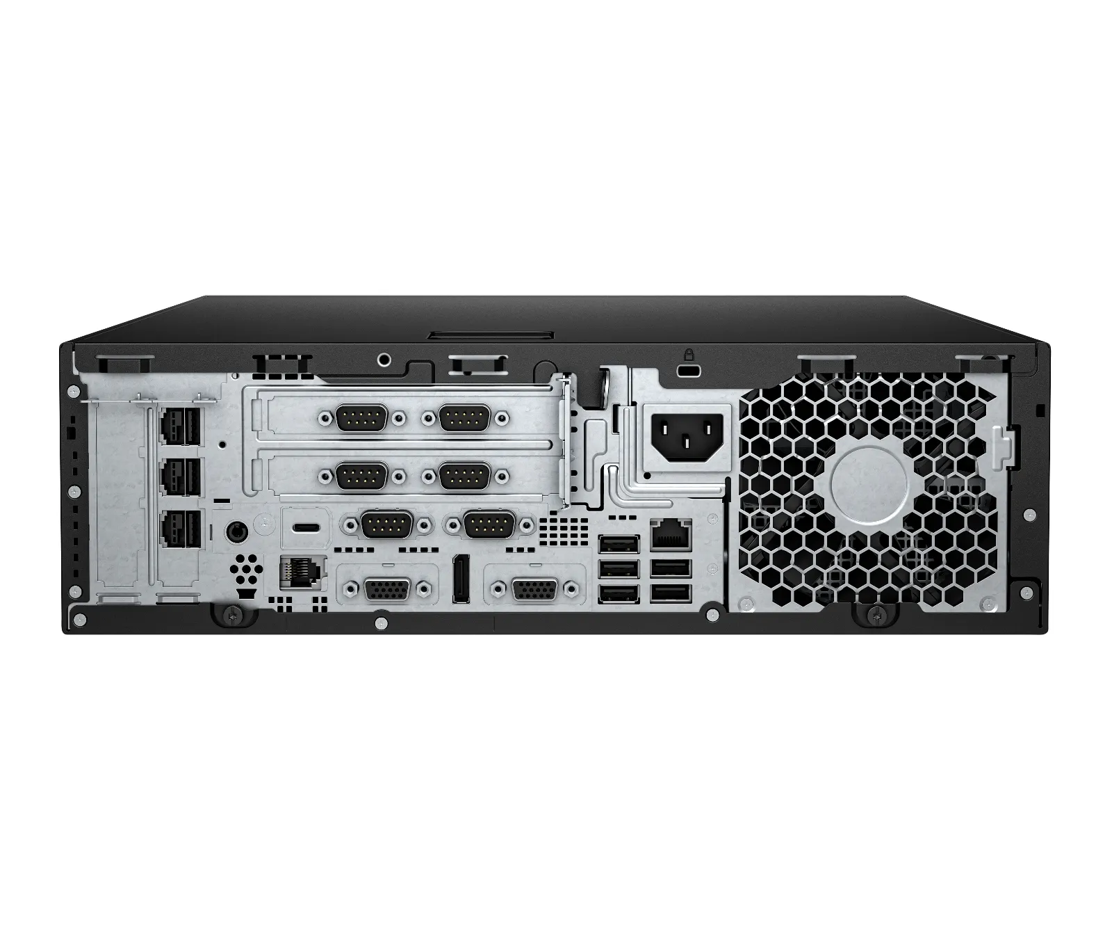 HP Engage Flex Pro G2 Retail System, rear view