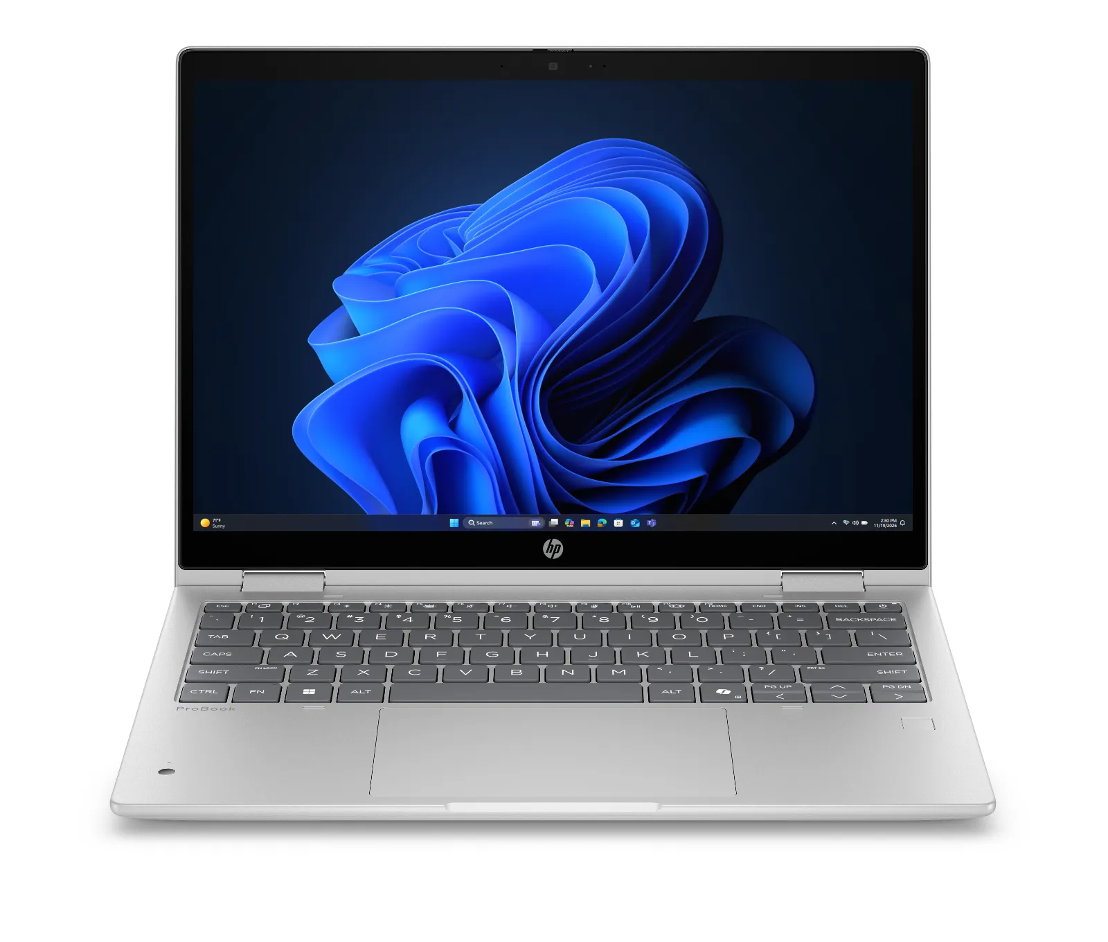 HP ProBook 4 Flip G2i 13 inch Notebook AI PC, front view