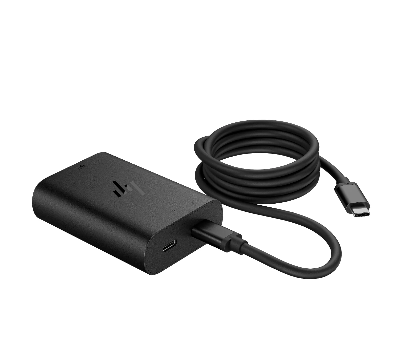 HP 65W GaN USB-C Laptop Charger, top view
