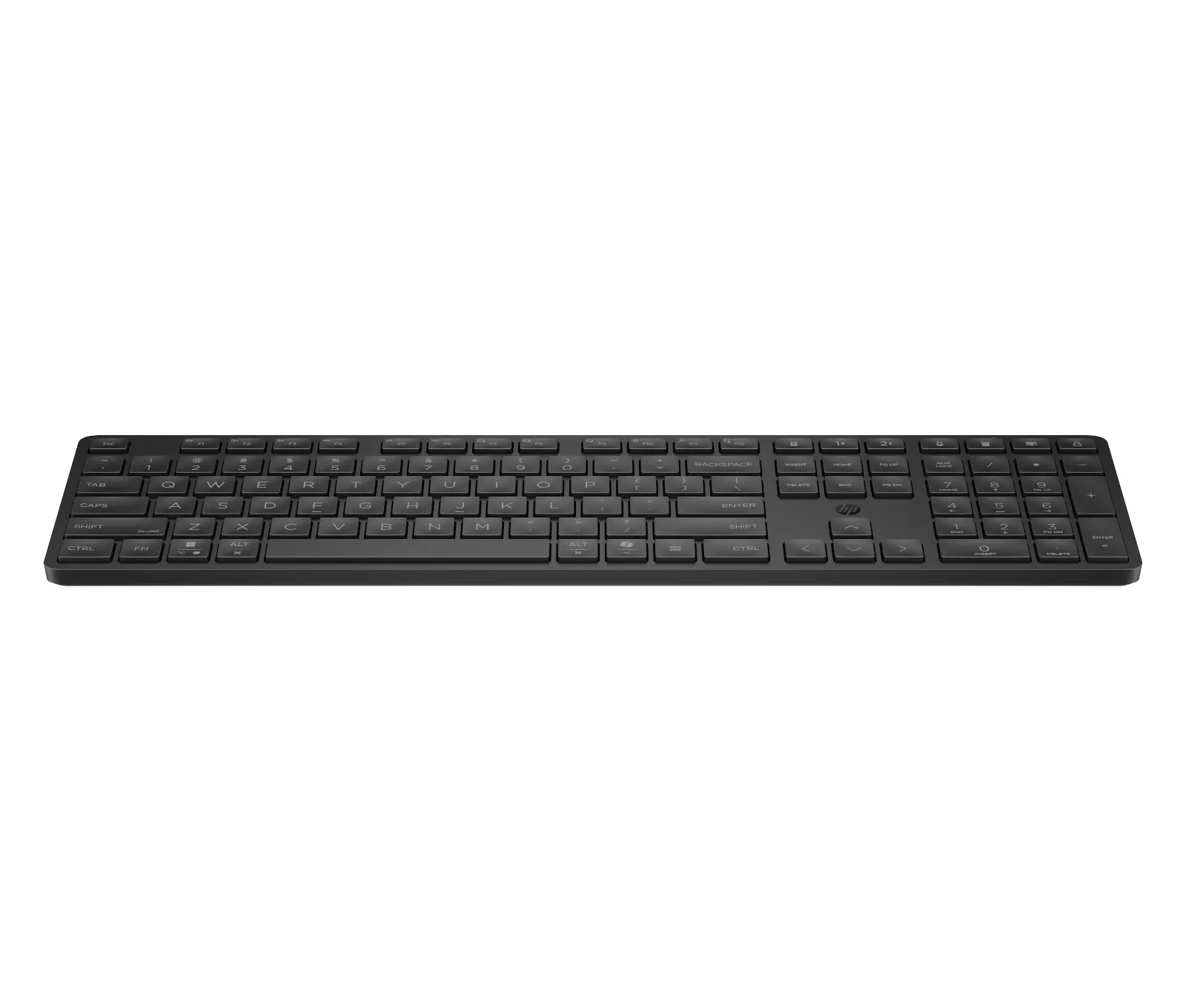 HP 495K Multi-Device Dual-Mode Keyboard, front view