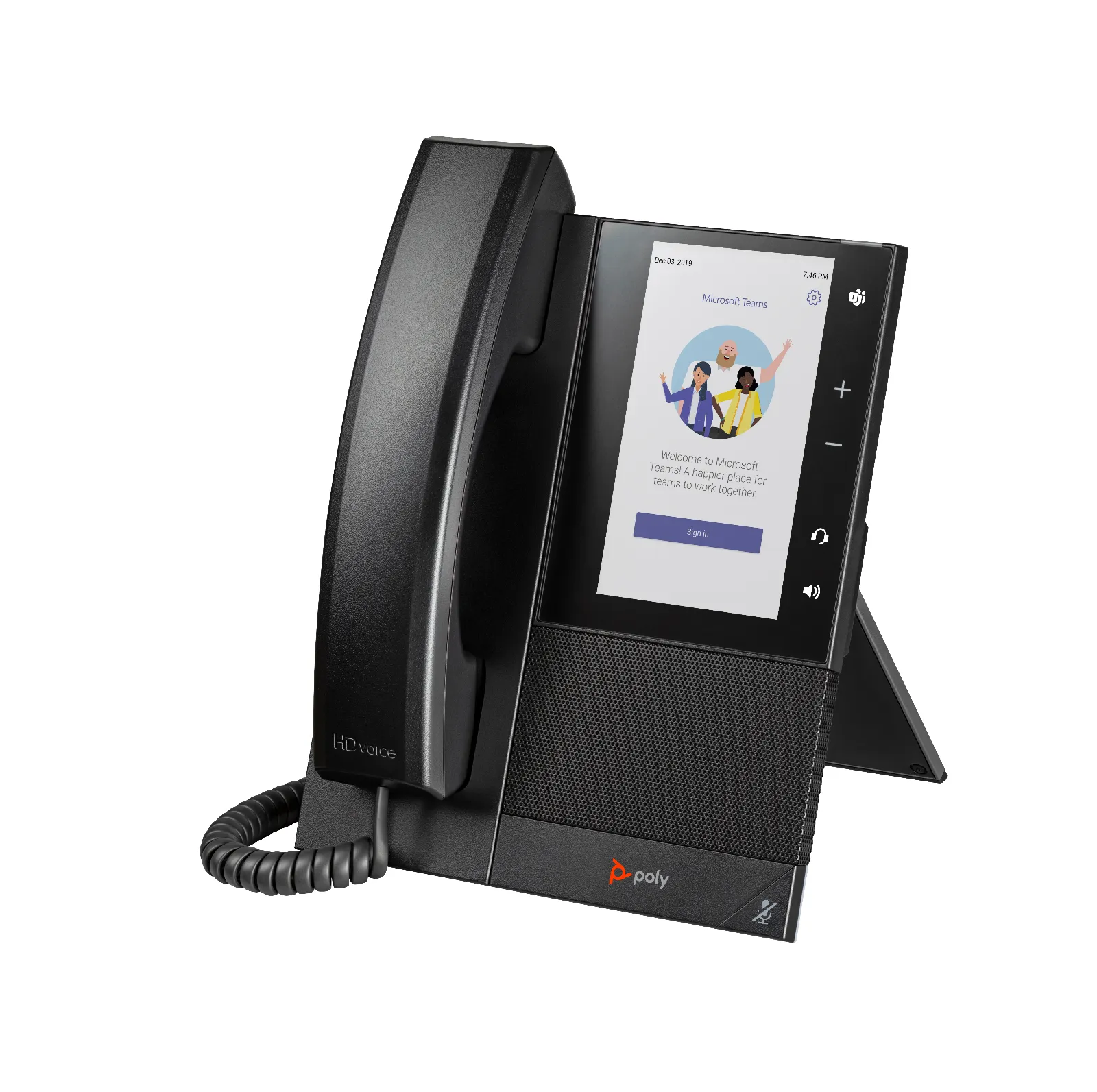 HP Poly CCX 505 Business Media Phone for Microsoft Teams and PoE-enabled IP phone