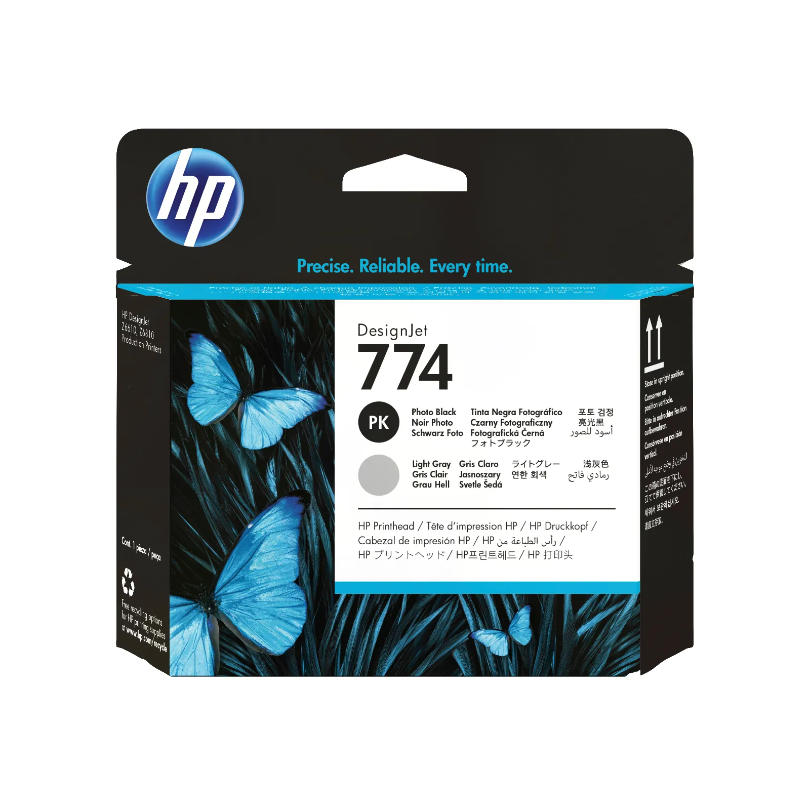 HP 774 Photo Black/Light Gray DesignJet Printhead print head