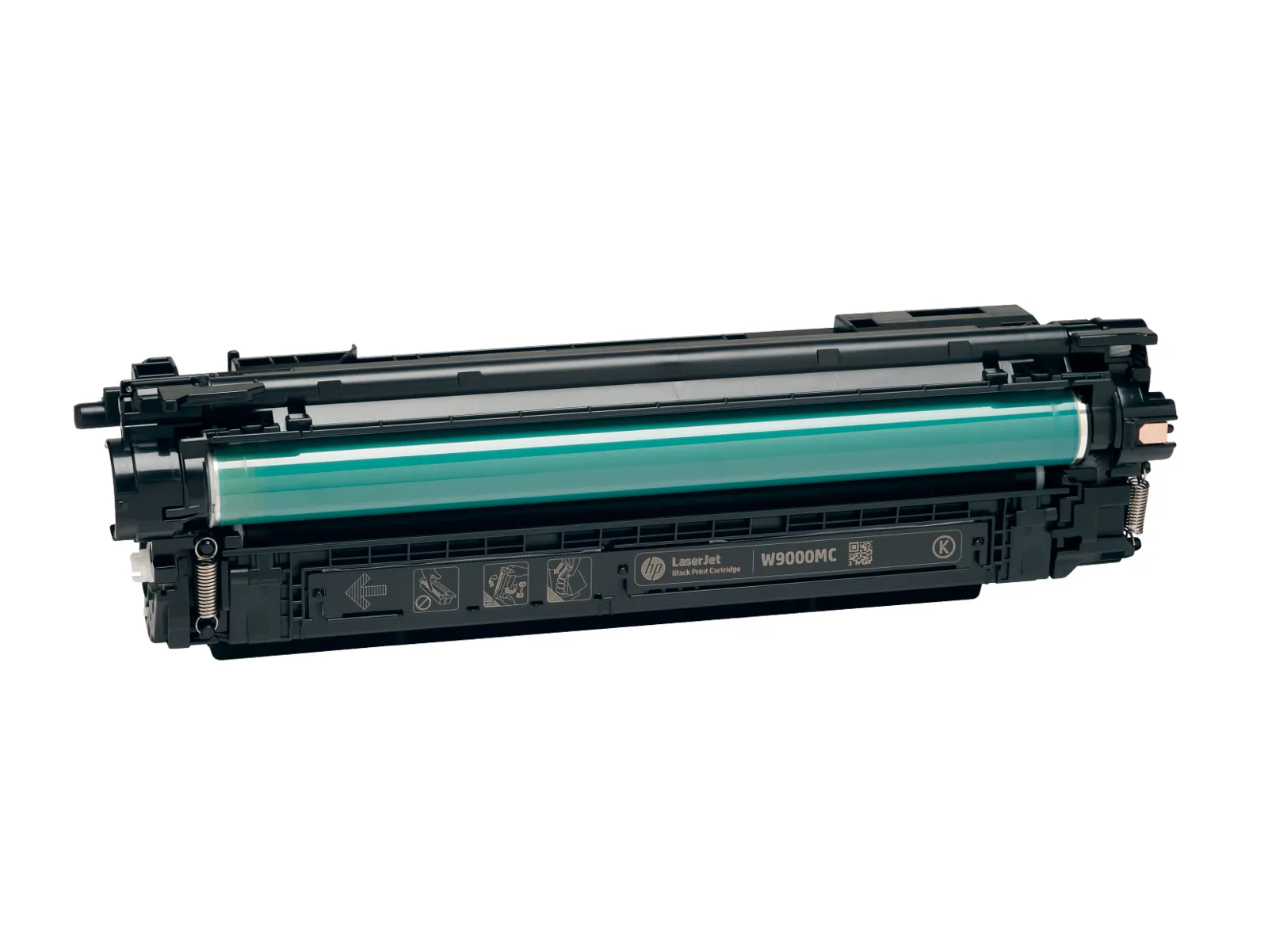 HP 655A Black Original LaserJet Toner Cartridge, right side view