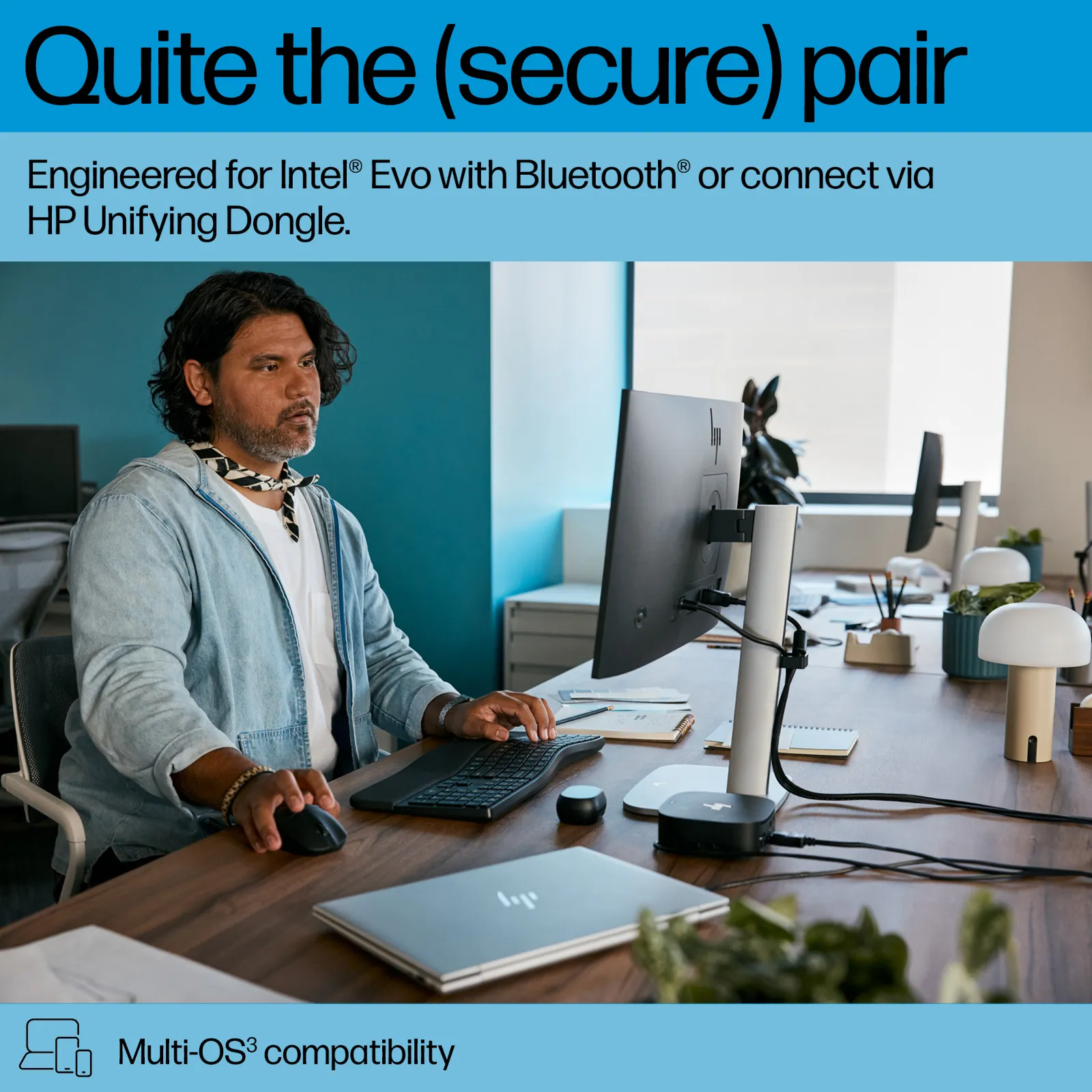 HP 685 Comfort Dual-Mode and Mouse Combo keyboard