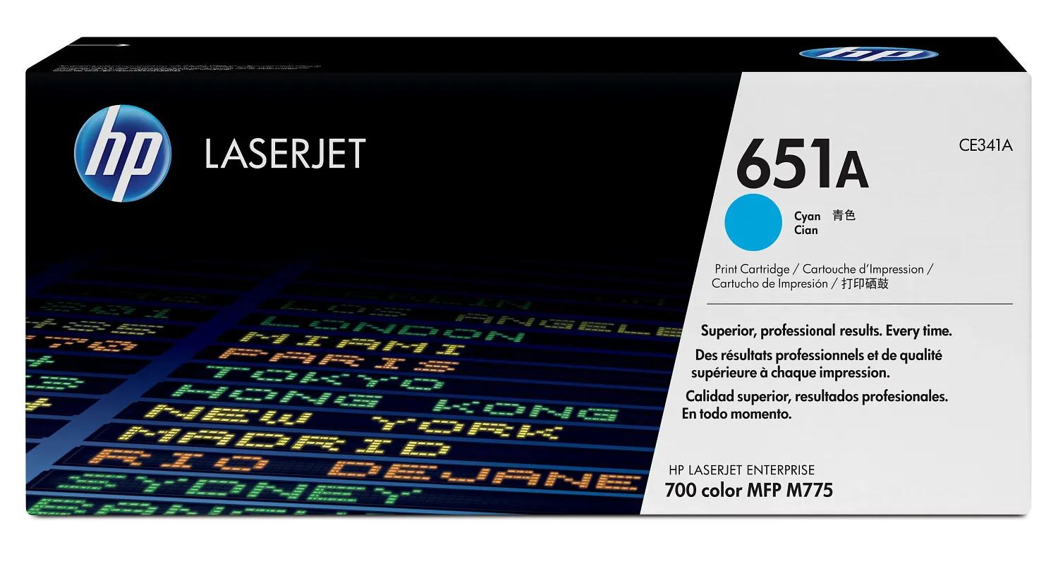 HP 651A Cyan Original LaserJet toner cartridge