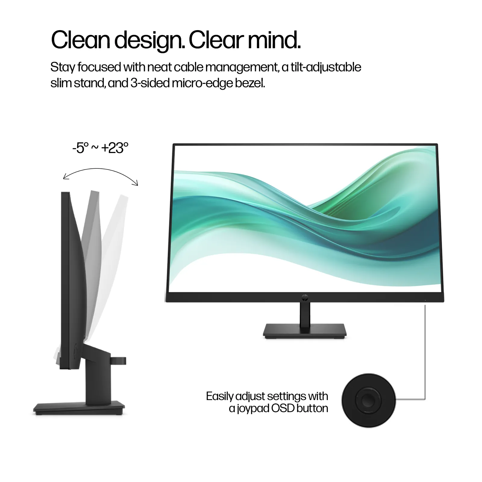 HP Series 3 Pro 27 inch FHD Monitor - 327pf computer monitor