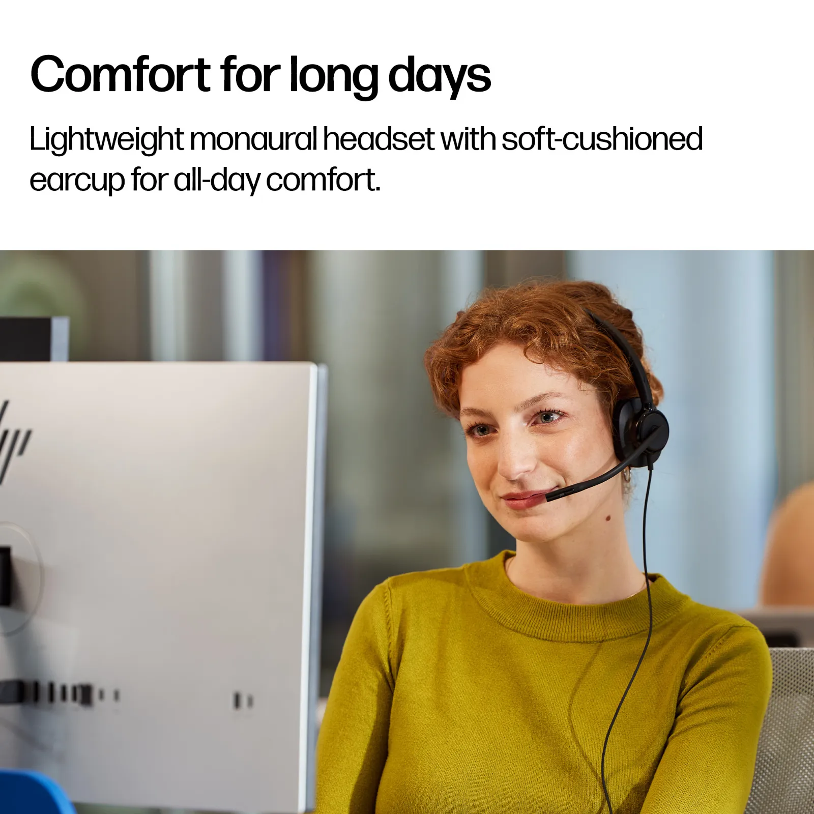 HP Poly Mission 425 Stereo USB Wired Headset