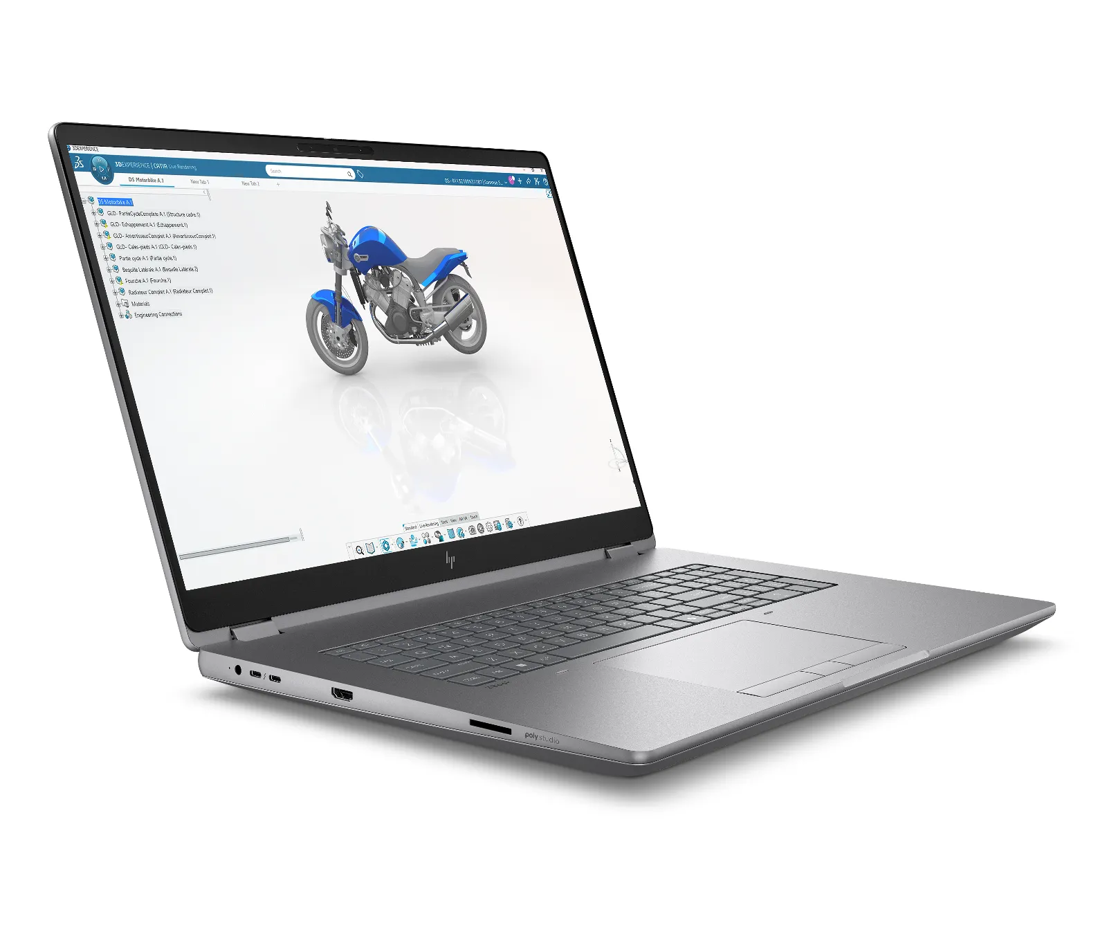 HP ZBook Fury G1i 18 inch Mobile Workstation PC, right side view