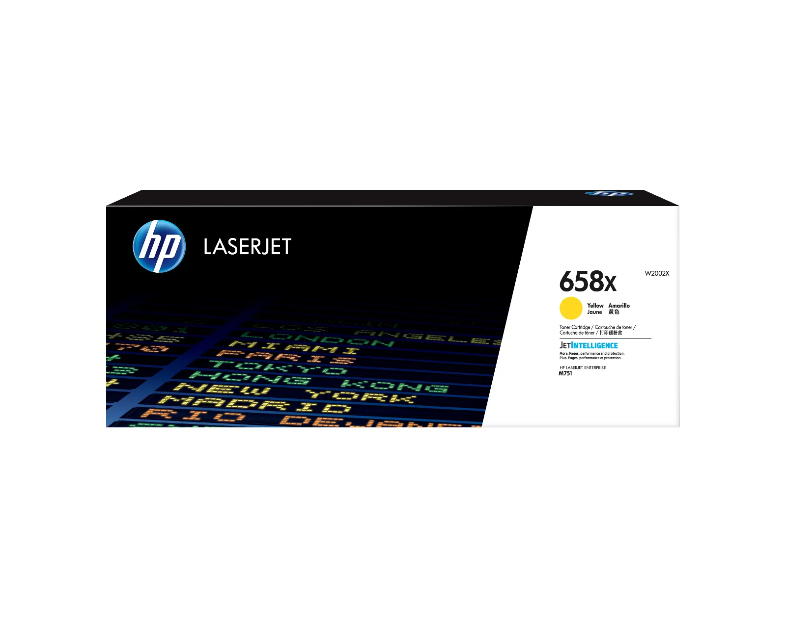 HP 658X High Yield Yellow Original LaserJet toner cartridge