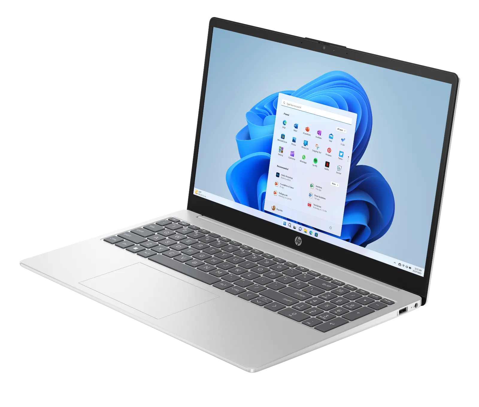 HP Laptop 15-fd1265TU, left side view