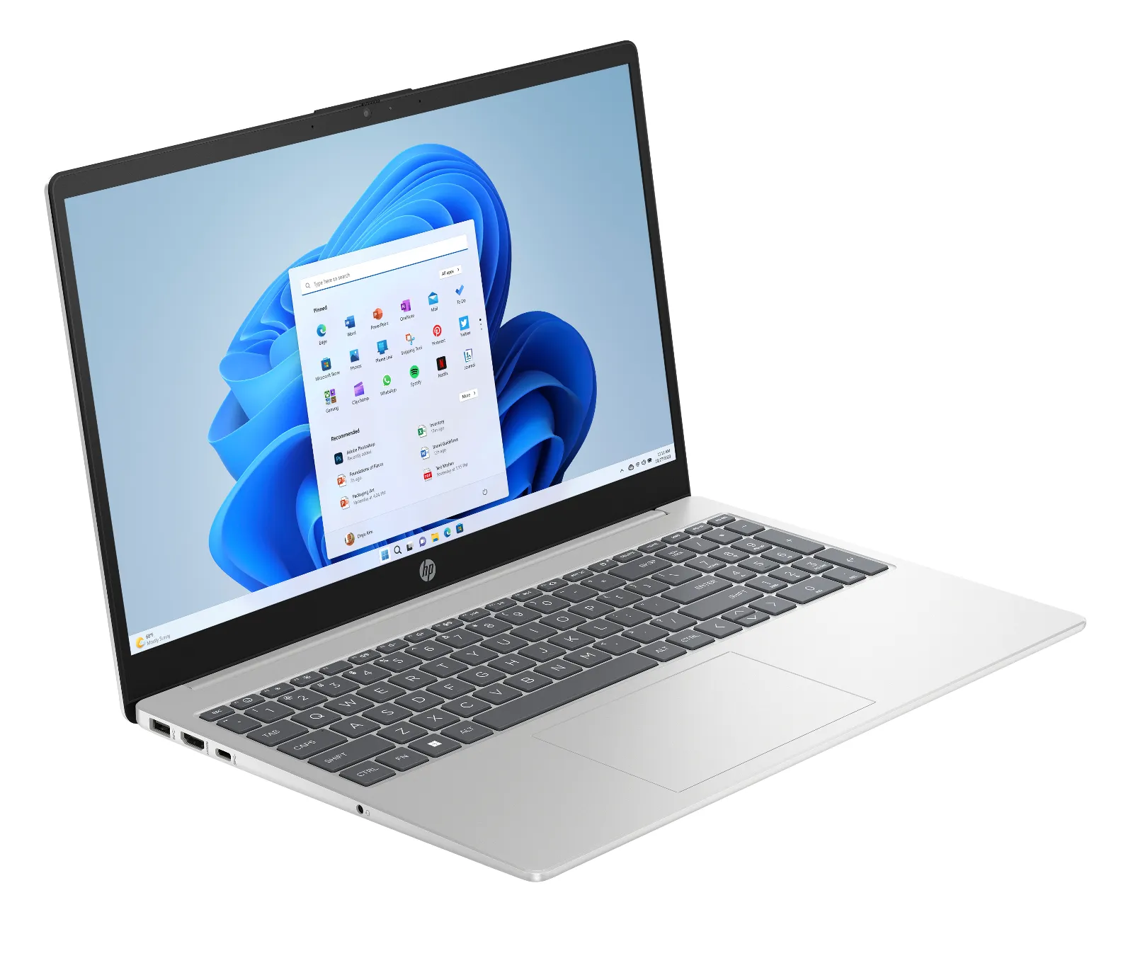HP Laptop 15-fd1265TU, right side view