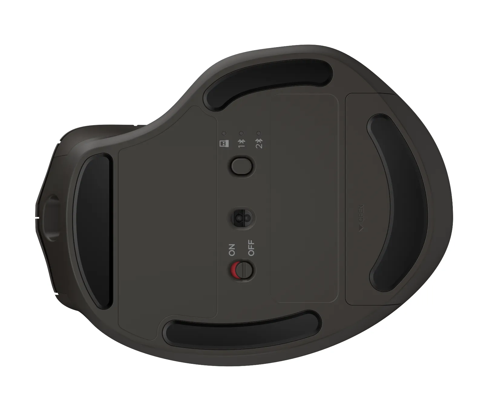 HP Ultra-Fast-Scroll Wireless Mouse 780M, underside view