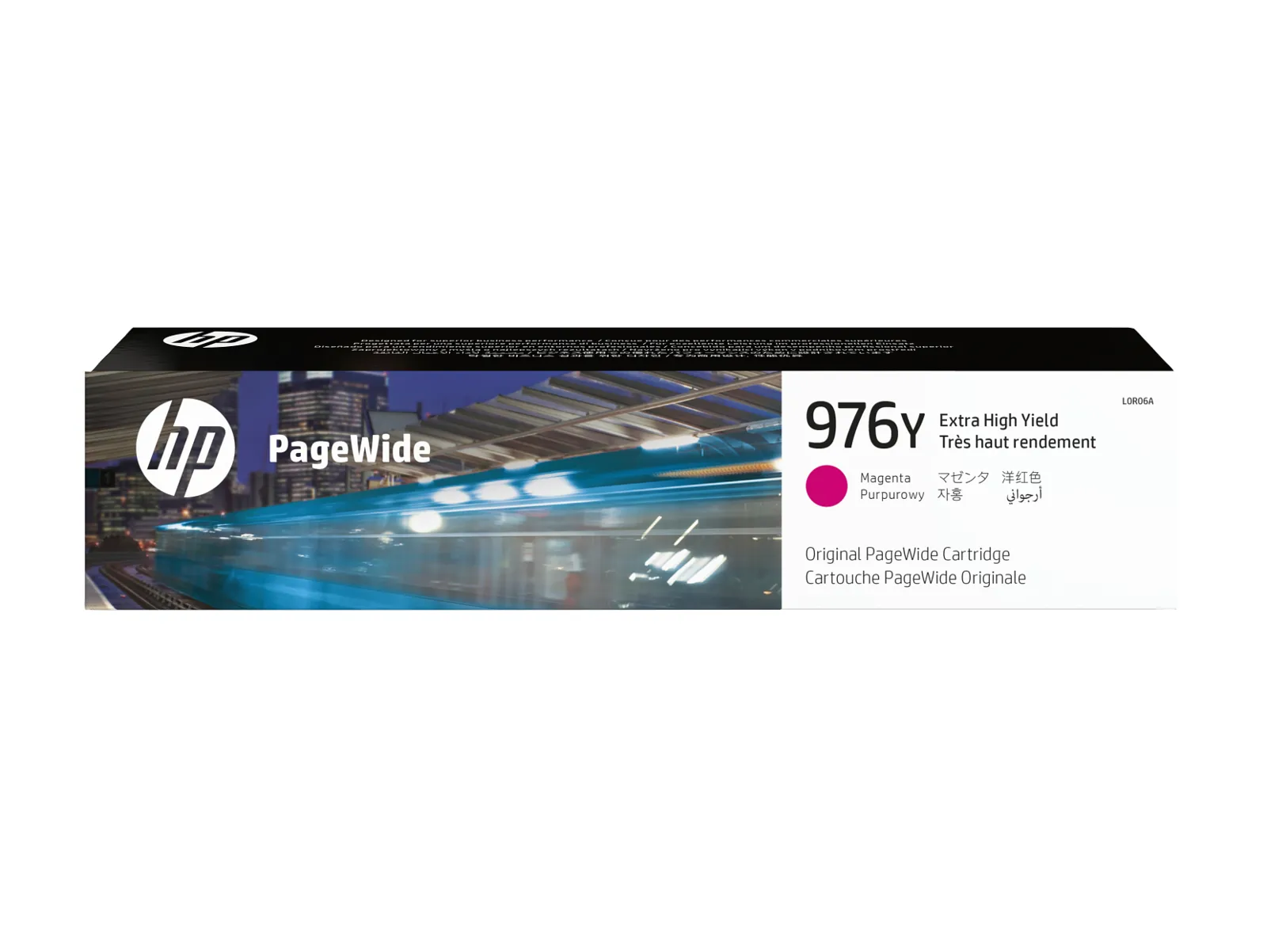 HP 976Y Extra High Yield Magenta Original PageWide Cartridge, front view