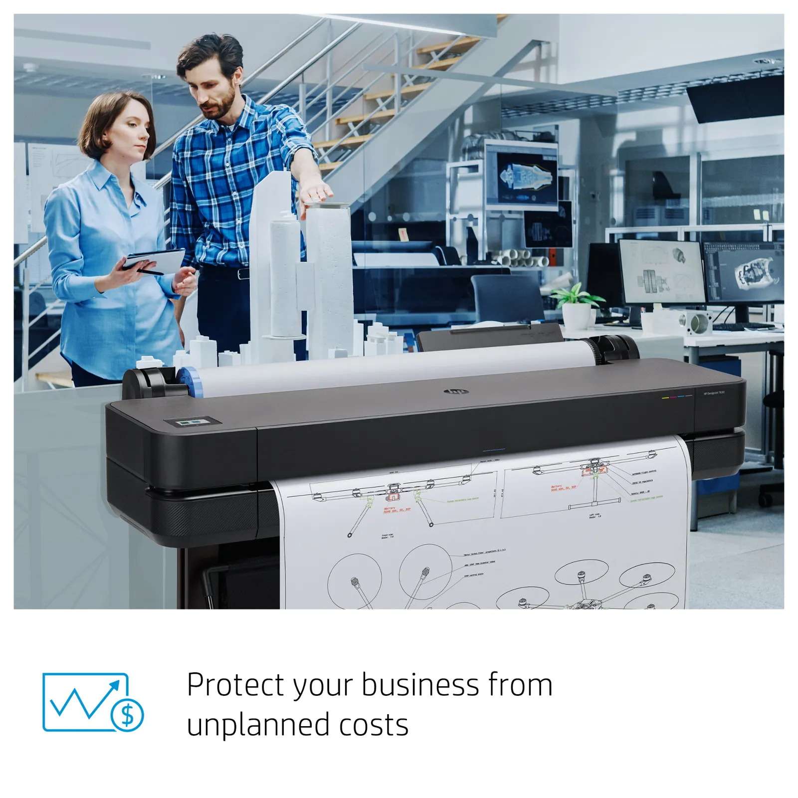 HP 3 year Next Business Day Hardware Support for DesignJet T870 SF (In Warranty)