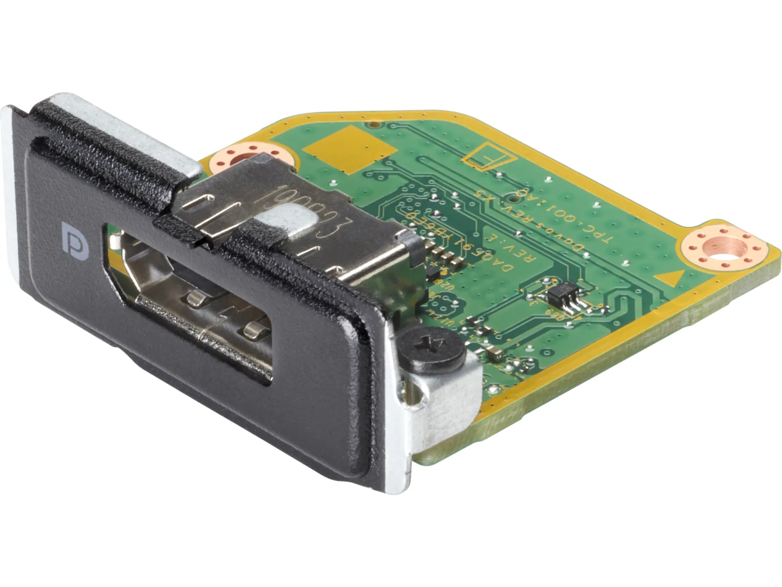 HP DisplayPort Port Flex IO v2, left side view