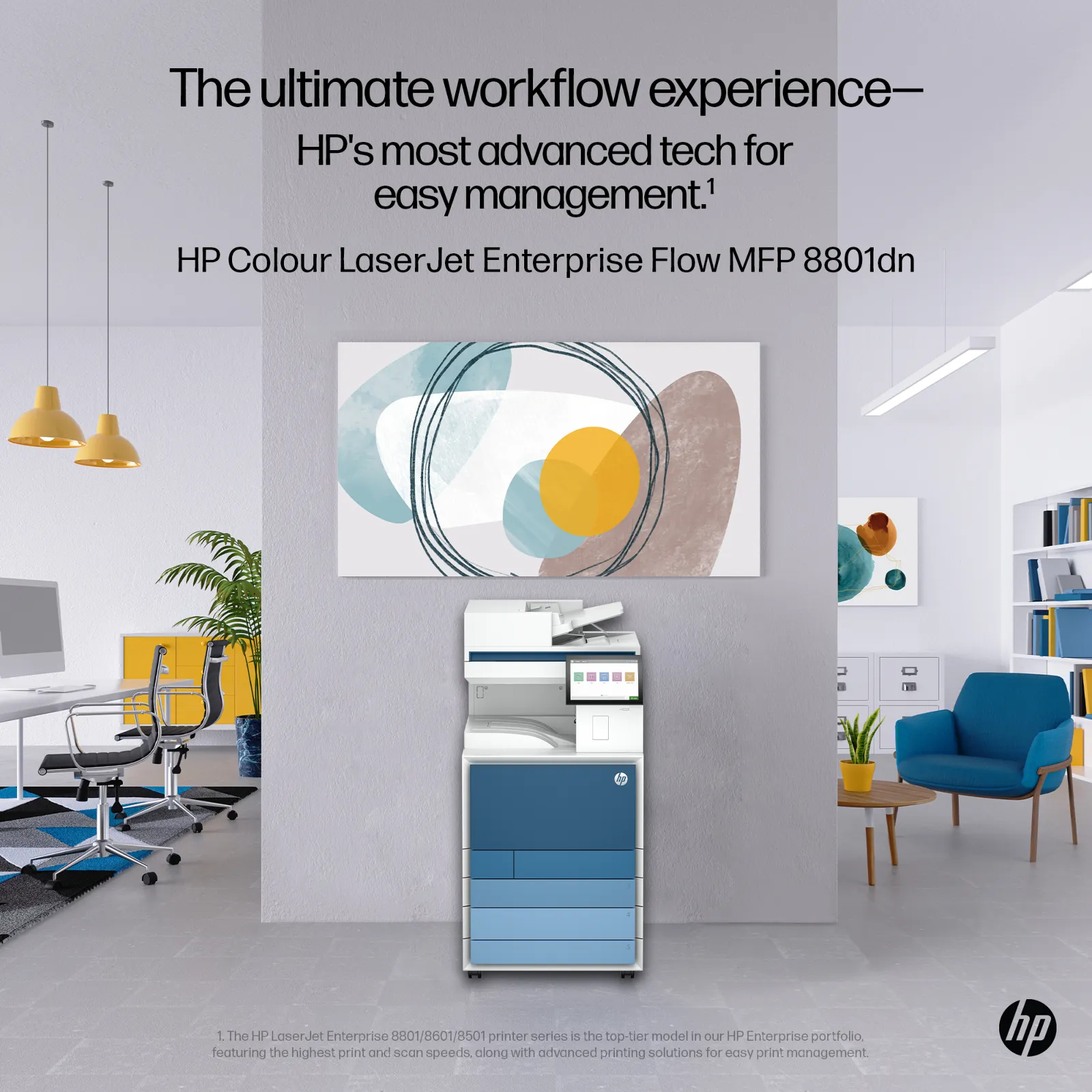 HP Clr LaserJet Ent MFP 8801dn Prntr