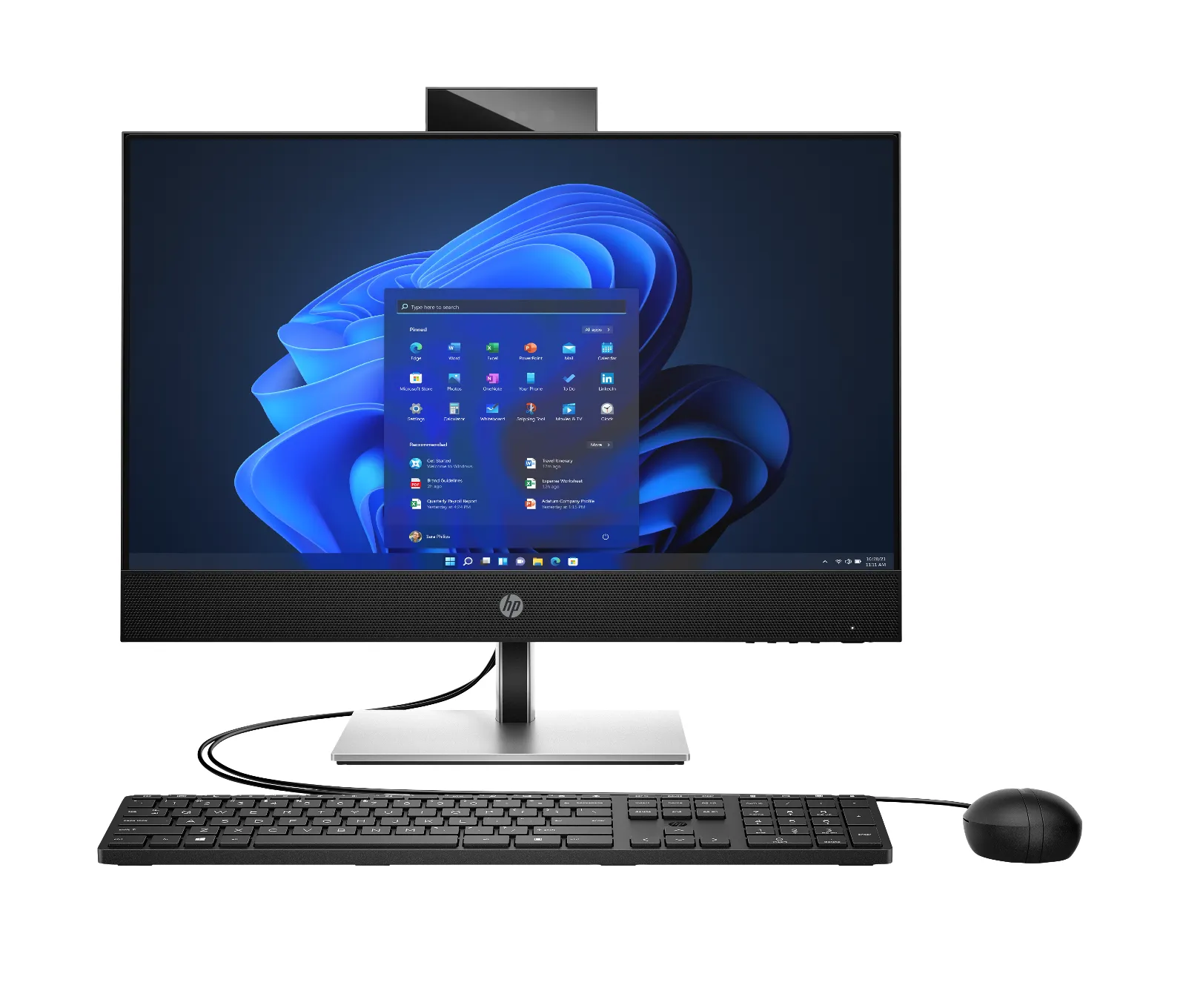 HP ProOne 440 G9 All-in-One PC, front view