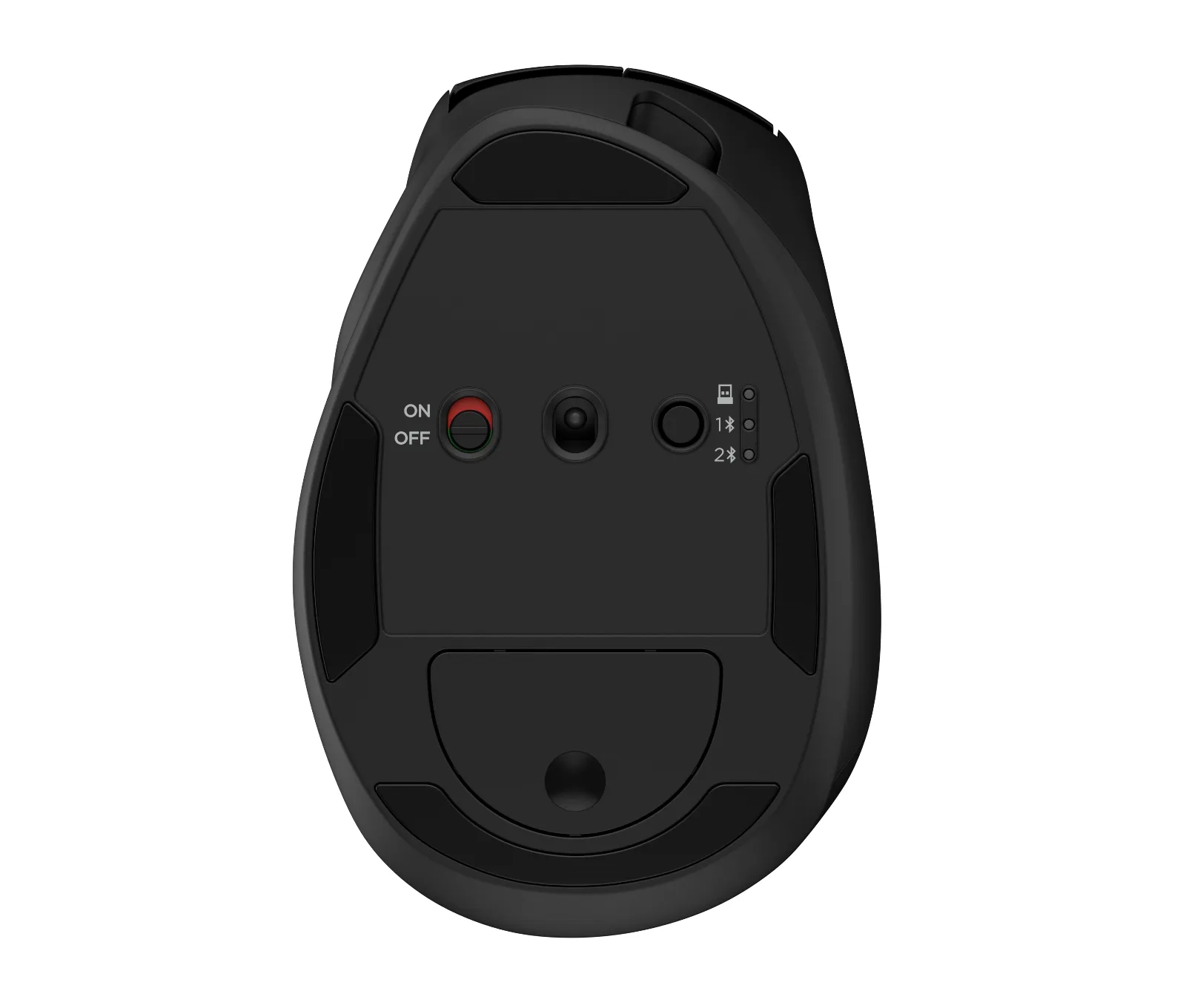 HP Tilt Ergonomic Mouse 720M, underside view