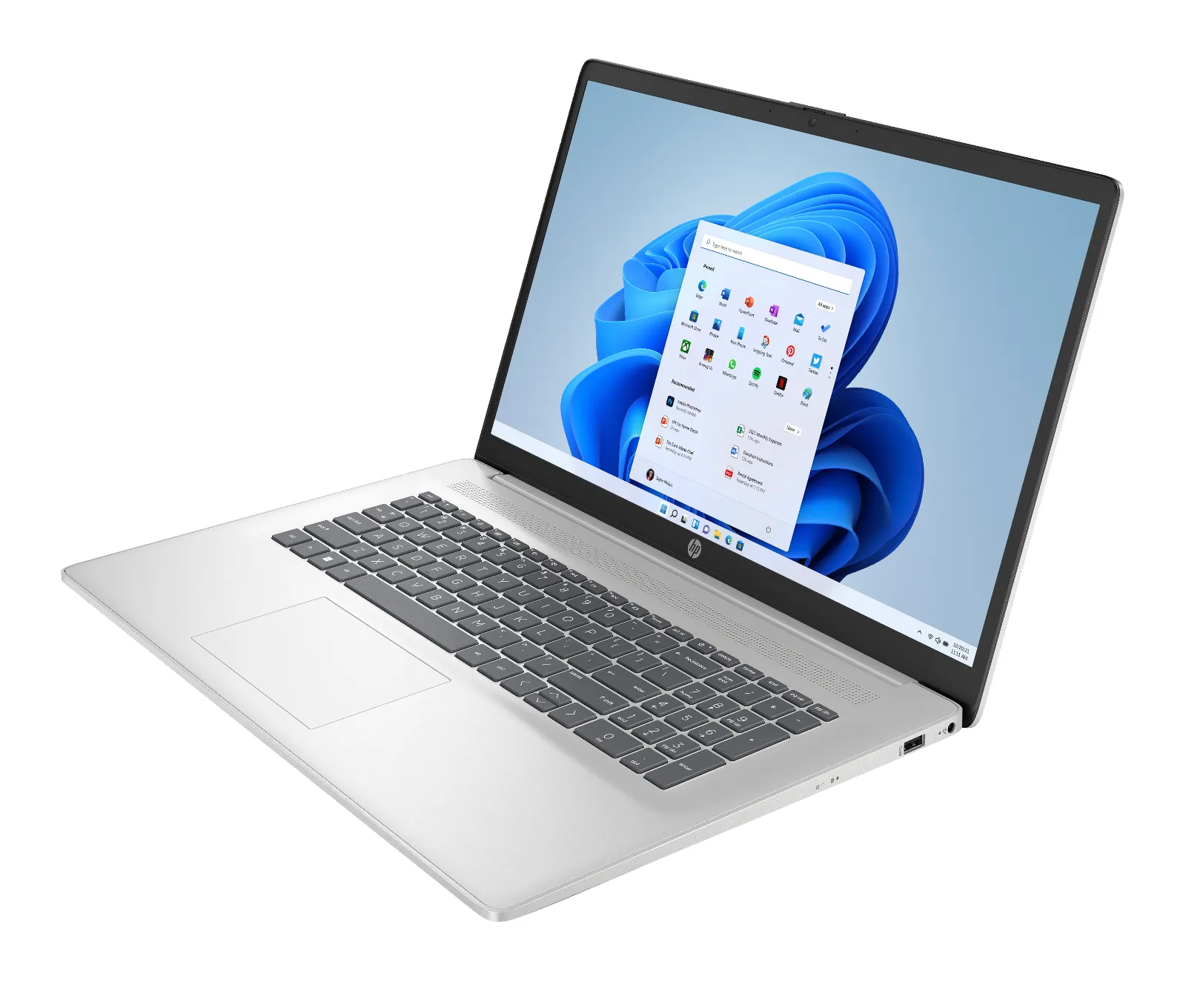 HP Laptop 17-cn3030TU, left side view