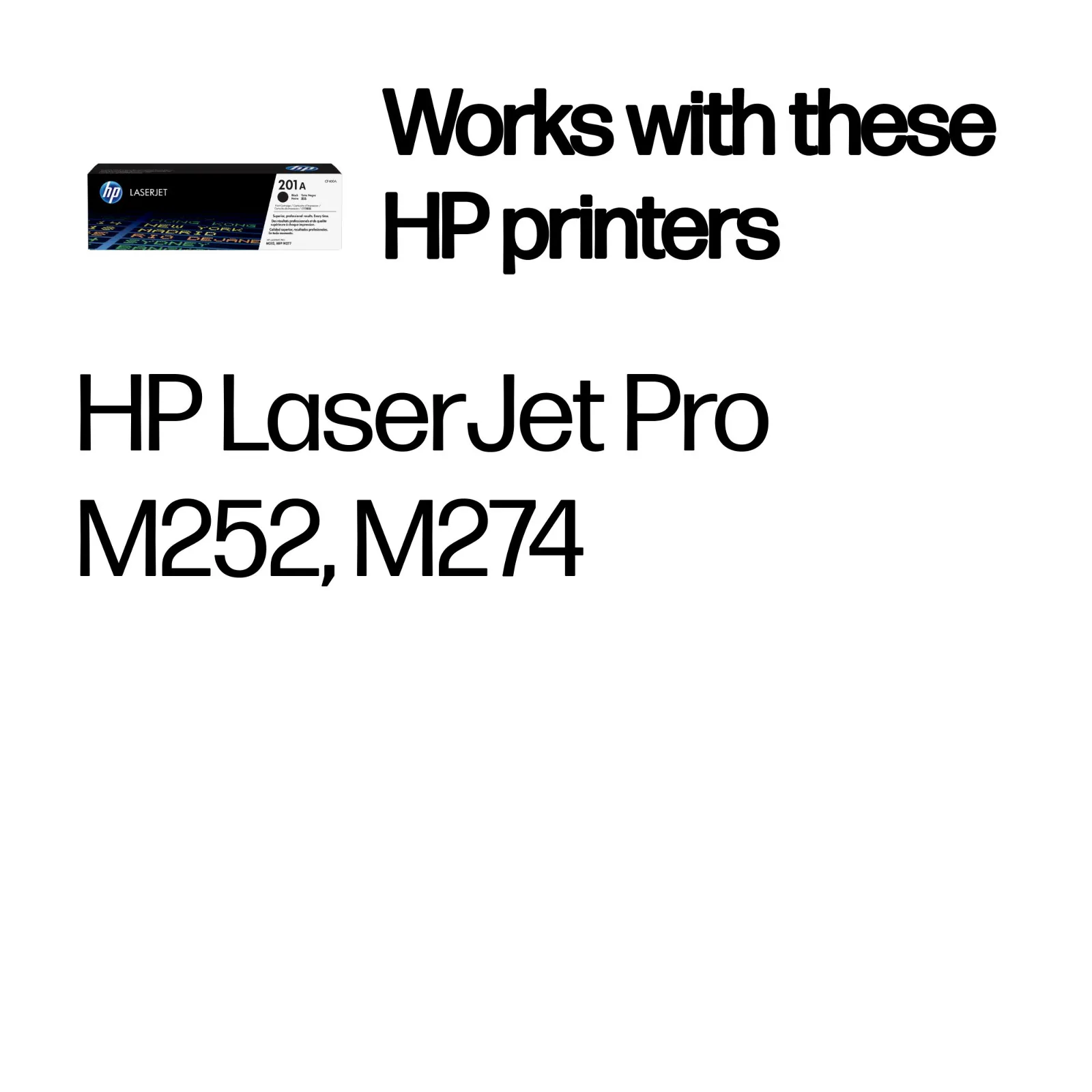 HP 201A Black Original LaserJet toner cartridge