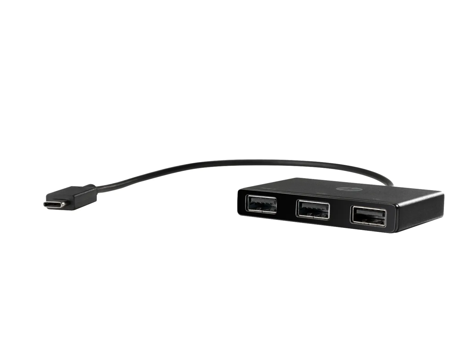 HP USB-C to USB-A Hub, left side view