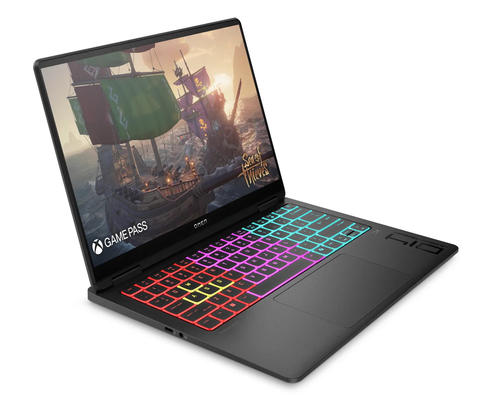 OMEN Transcend Laptop 14-fb1043TX, right side view