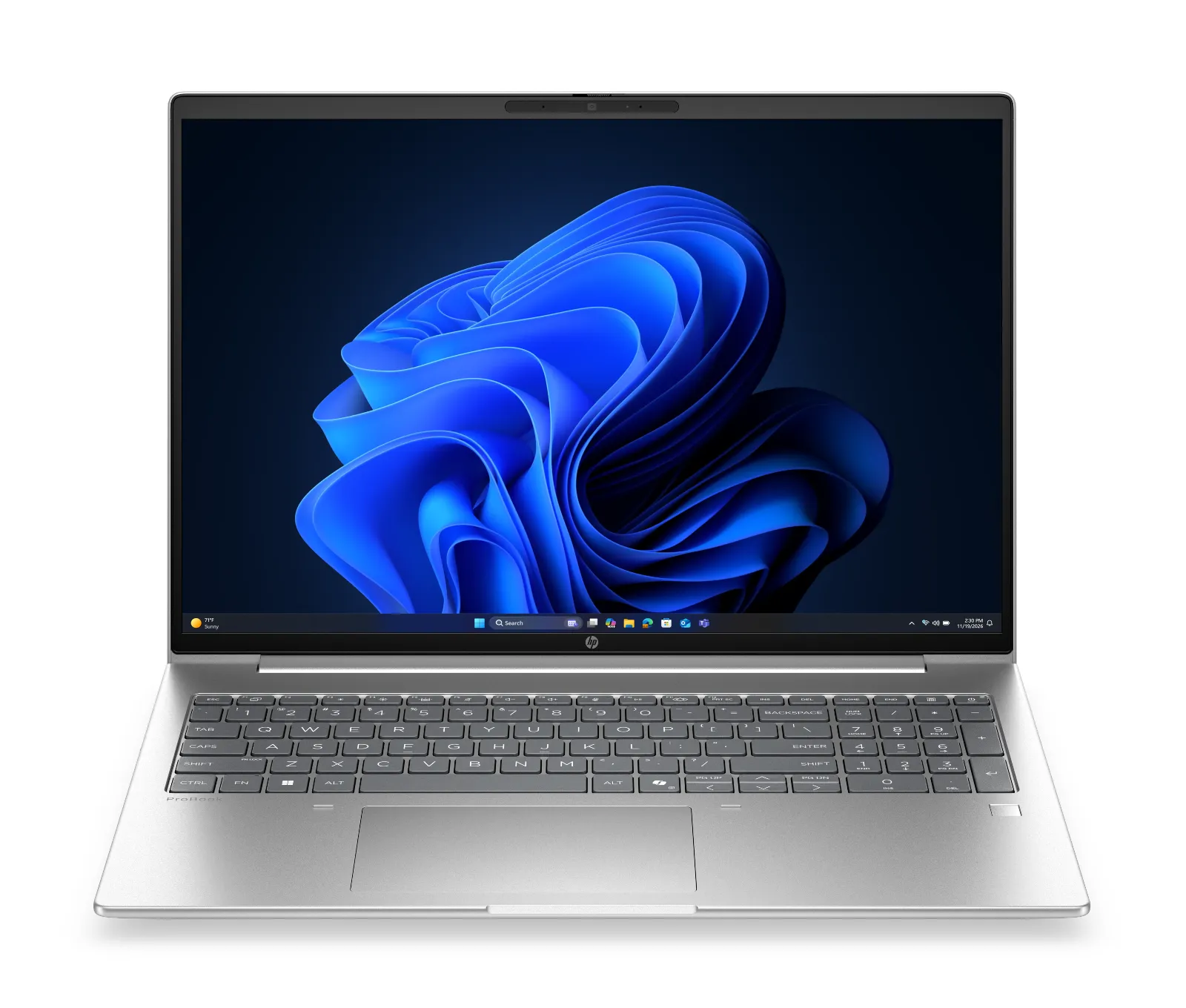 HP ProBook 4 G2a 16 inch Notebook AI PC, front view