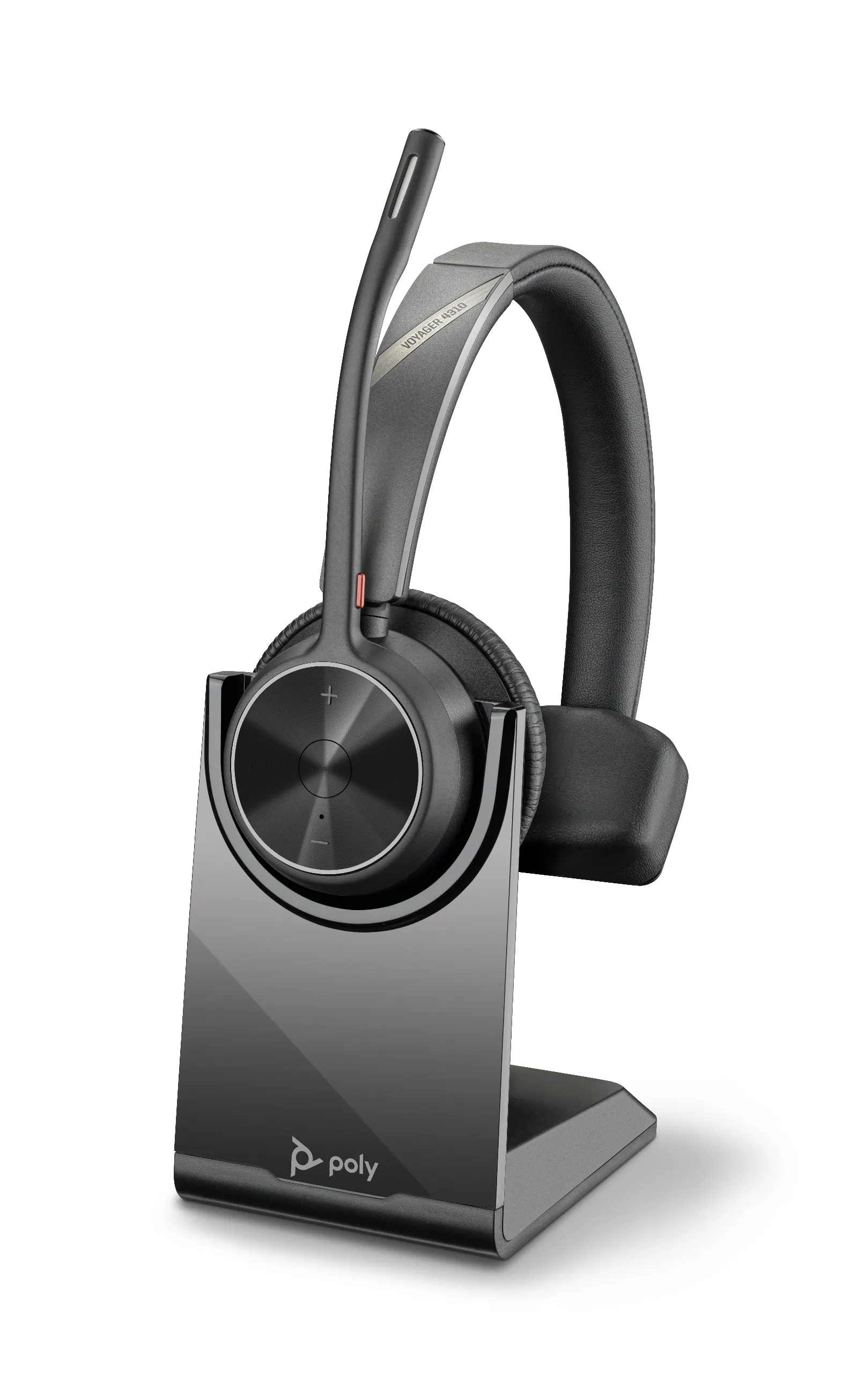 HP Poly Voyager 4310 UC Monaural Headset +BT700 USB-A Adapter +Charging Stand