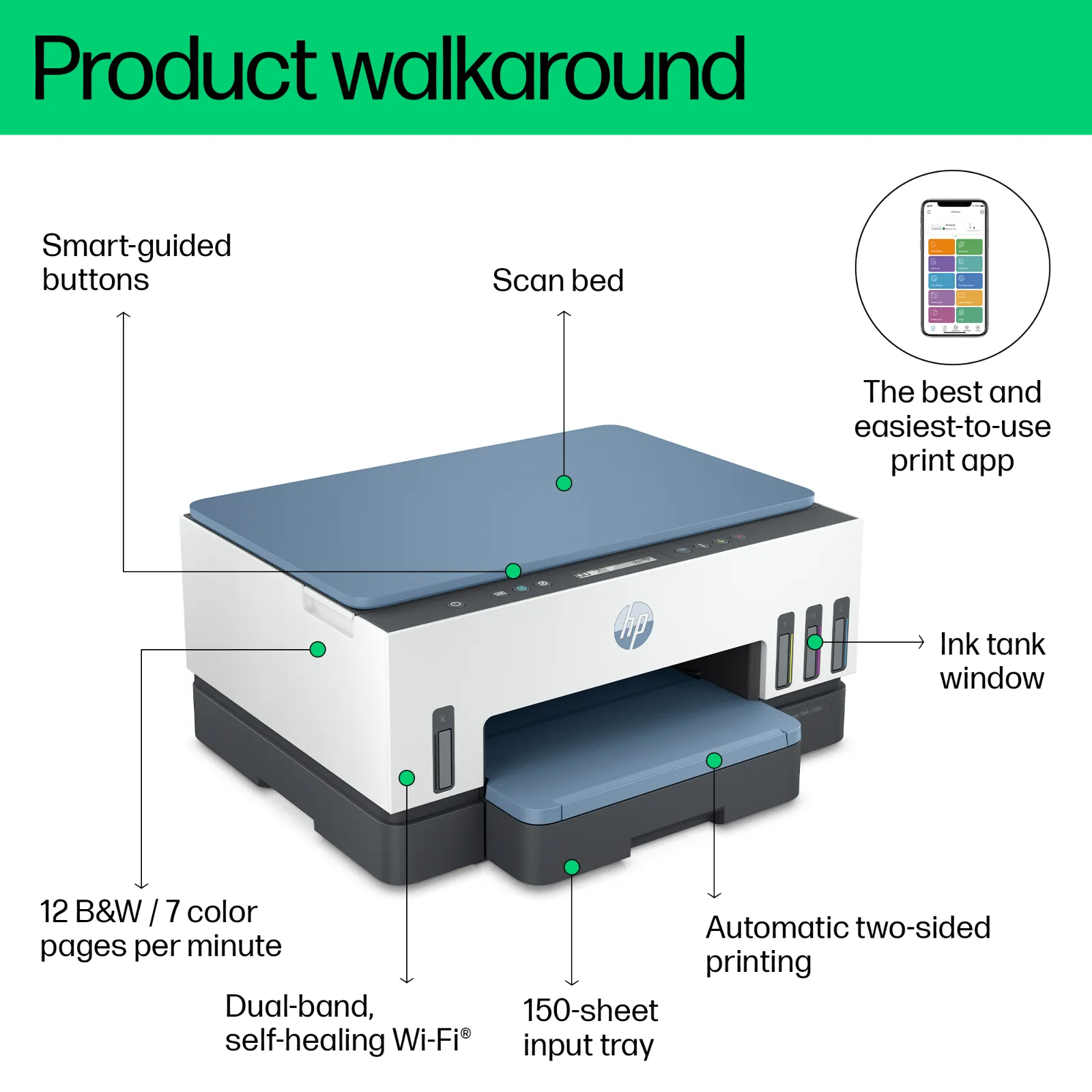 HP Smart Tank 6005 All in One Printer