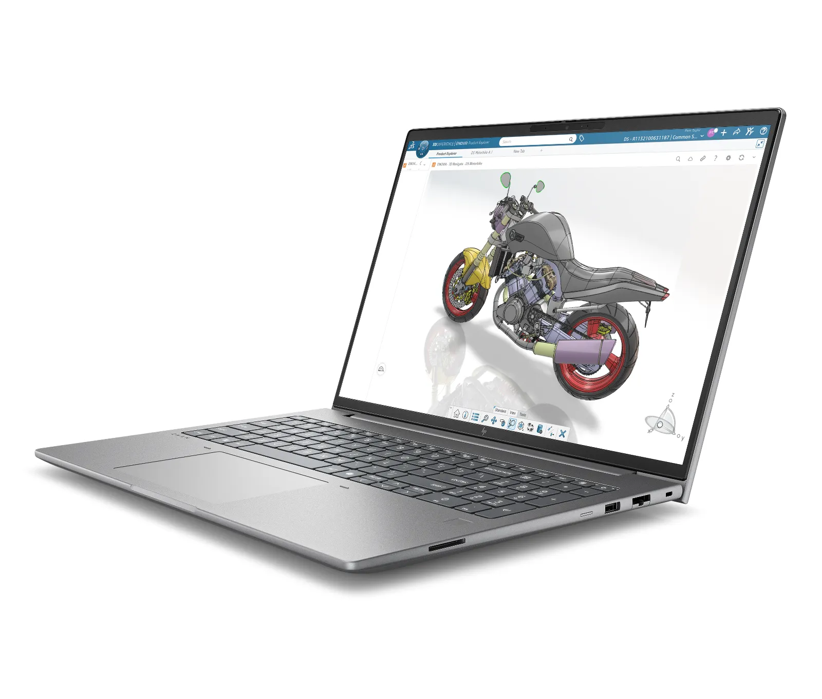 HP ZBook X G2i 16 inch Mobile Workstation PC, left side view