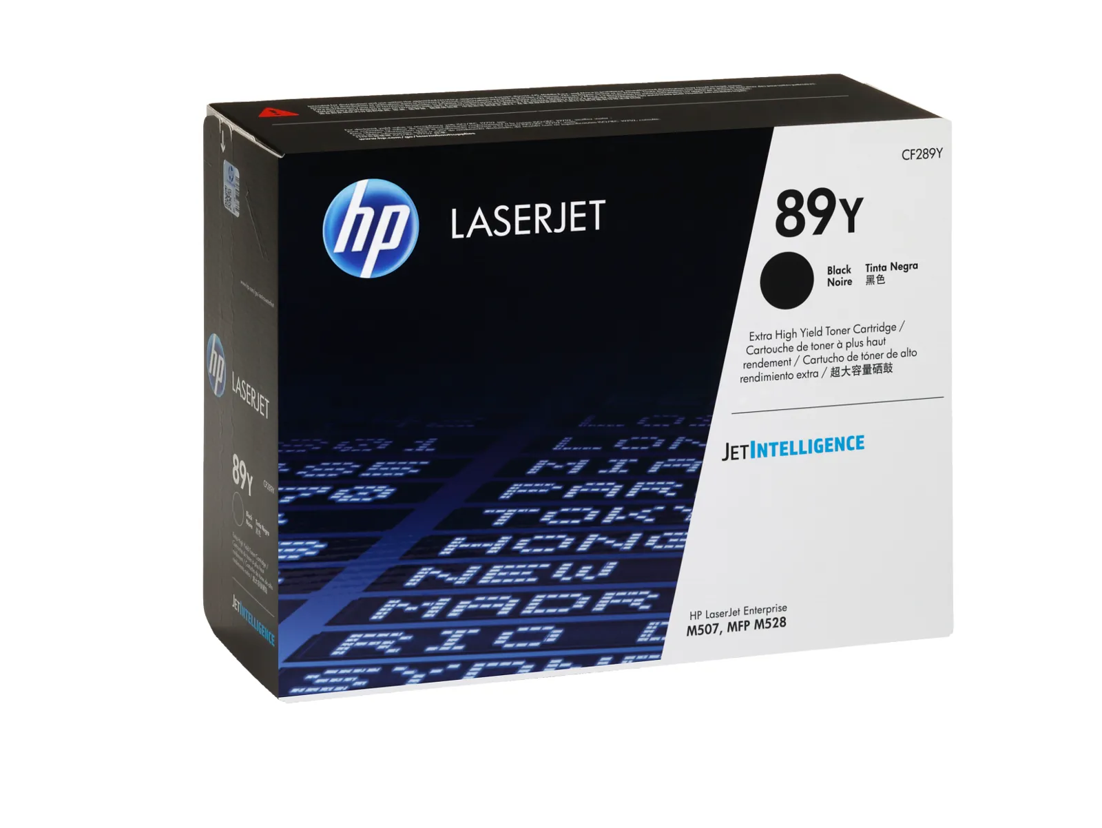 HP 89Y Extra High Yield Black Original LaserJet Toner Cartridge, right side view
