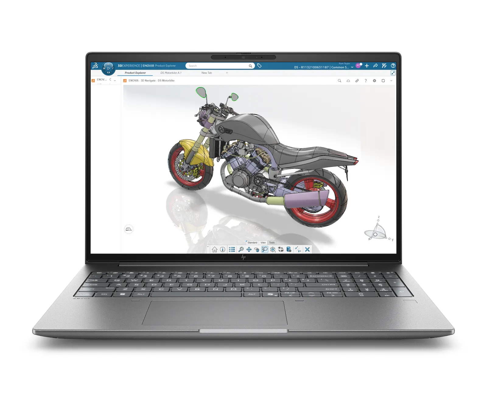 HP ZBook X G2i 16 inch Mobile Workstation PC, front view