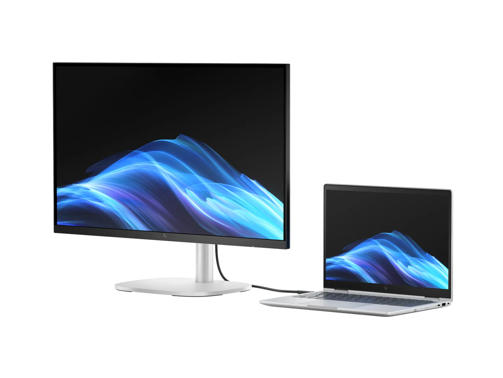 HP EliteStudio 8 All-in-One G1i 27 inch Desktop AI PC, left side view