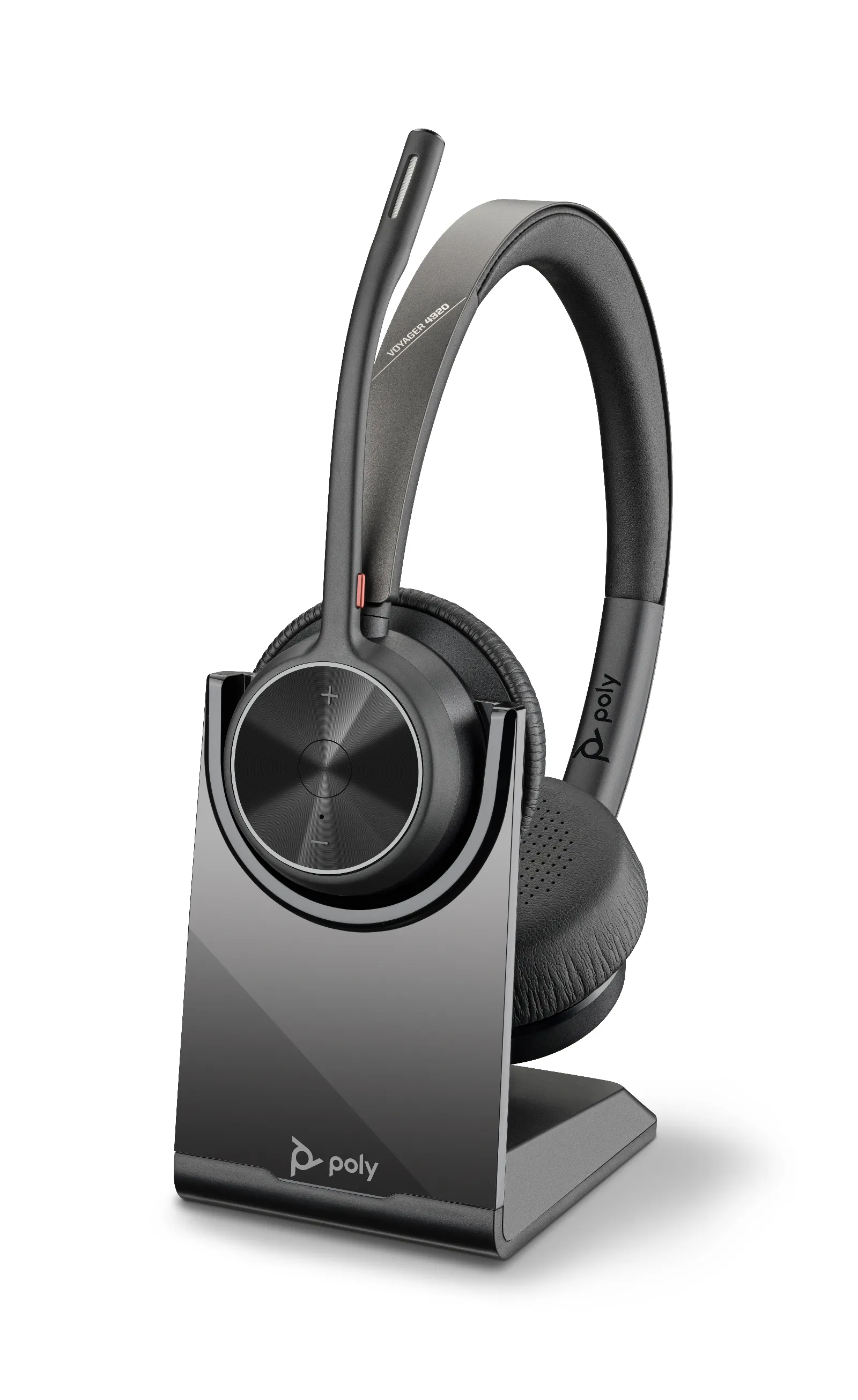 HP Poly Voyager 4320 USB-C Headset +BT700 dongle +Charging Stand