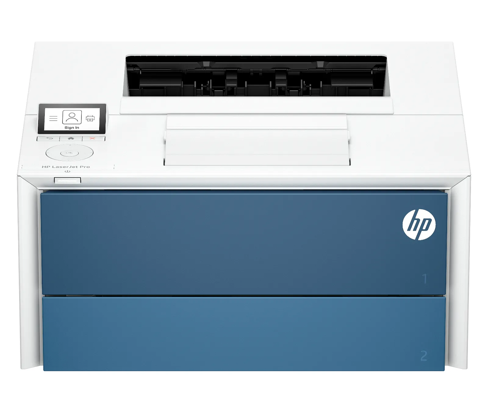HP LaserJet Pro 4006dn Printer, front view