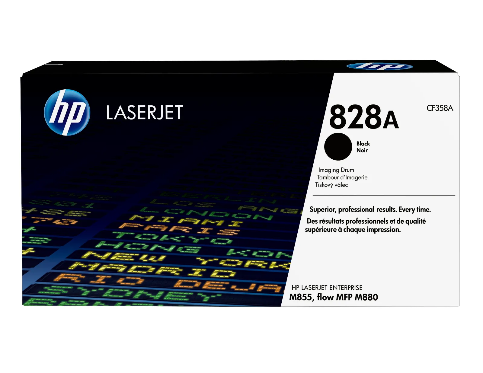 HP 828A Black LaserJet Image Drum, front view