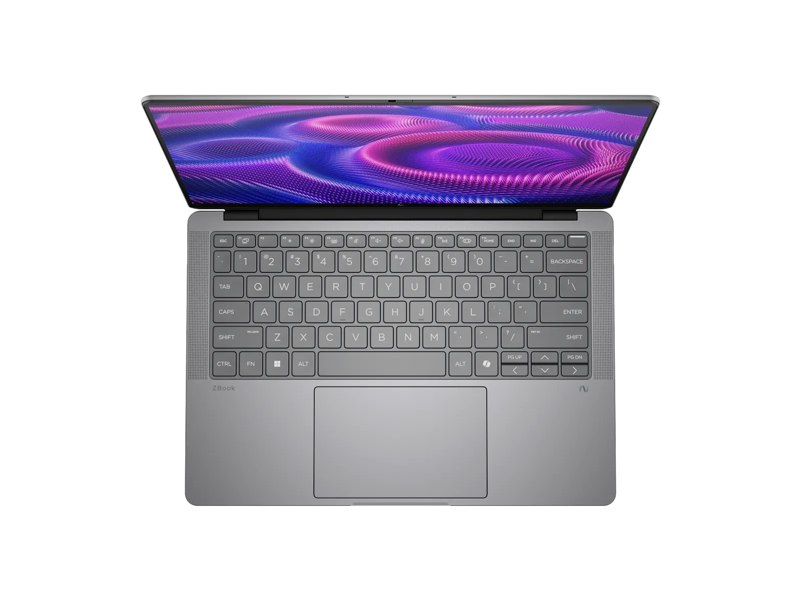 HP ZBook Ultra 14 inch G1a Mobile Workstation PC, top view