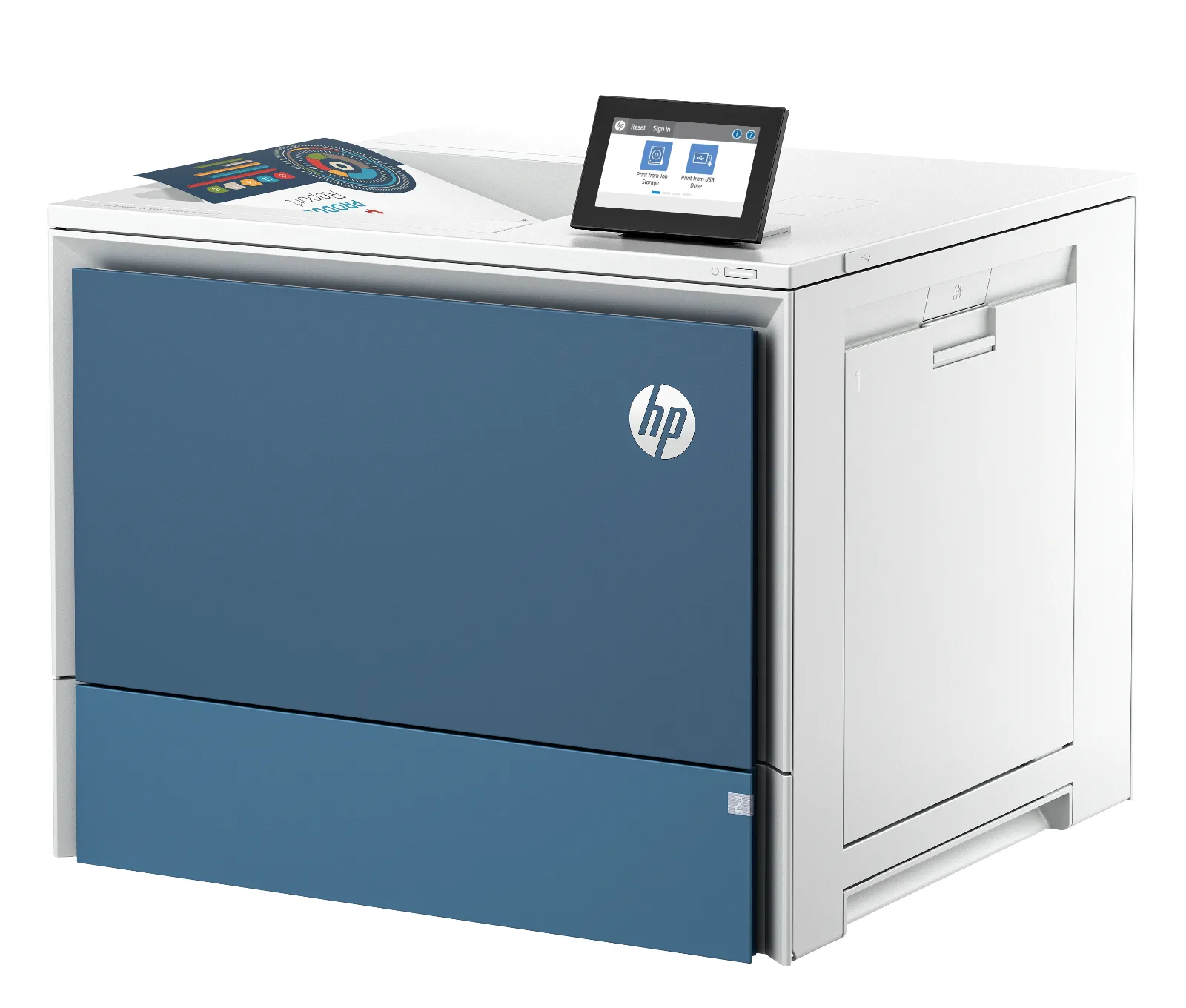 HP Color LaserJet Enterprise 5700dn Printer, left side view
