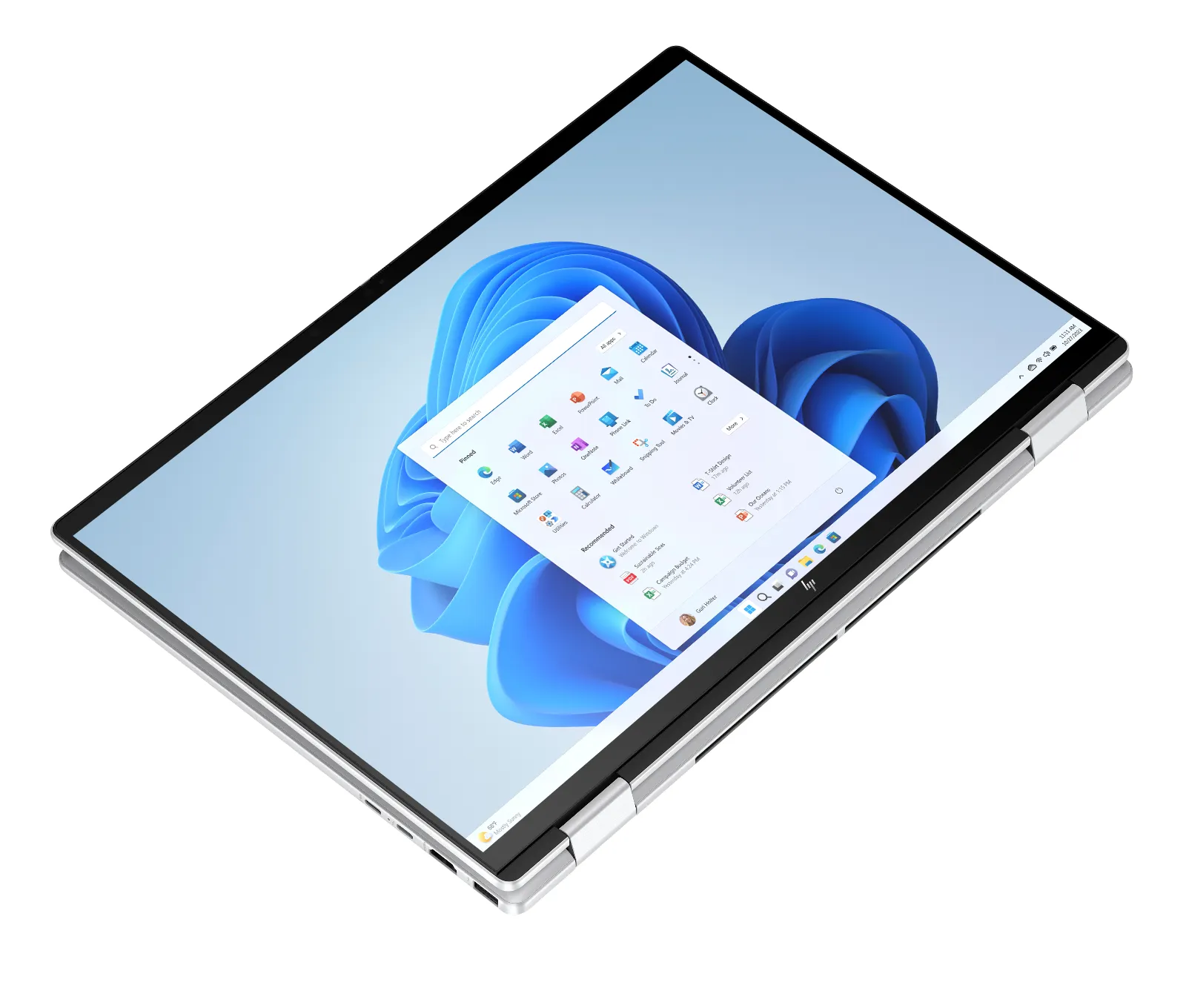 HP Envy x360 2-in-1 Laptop 16-ac0013TU, top view
