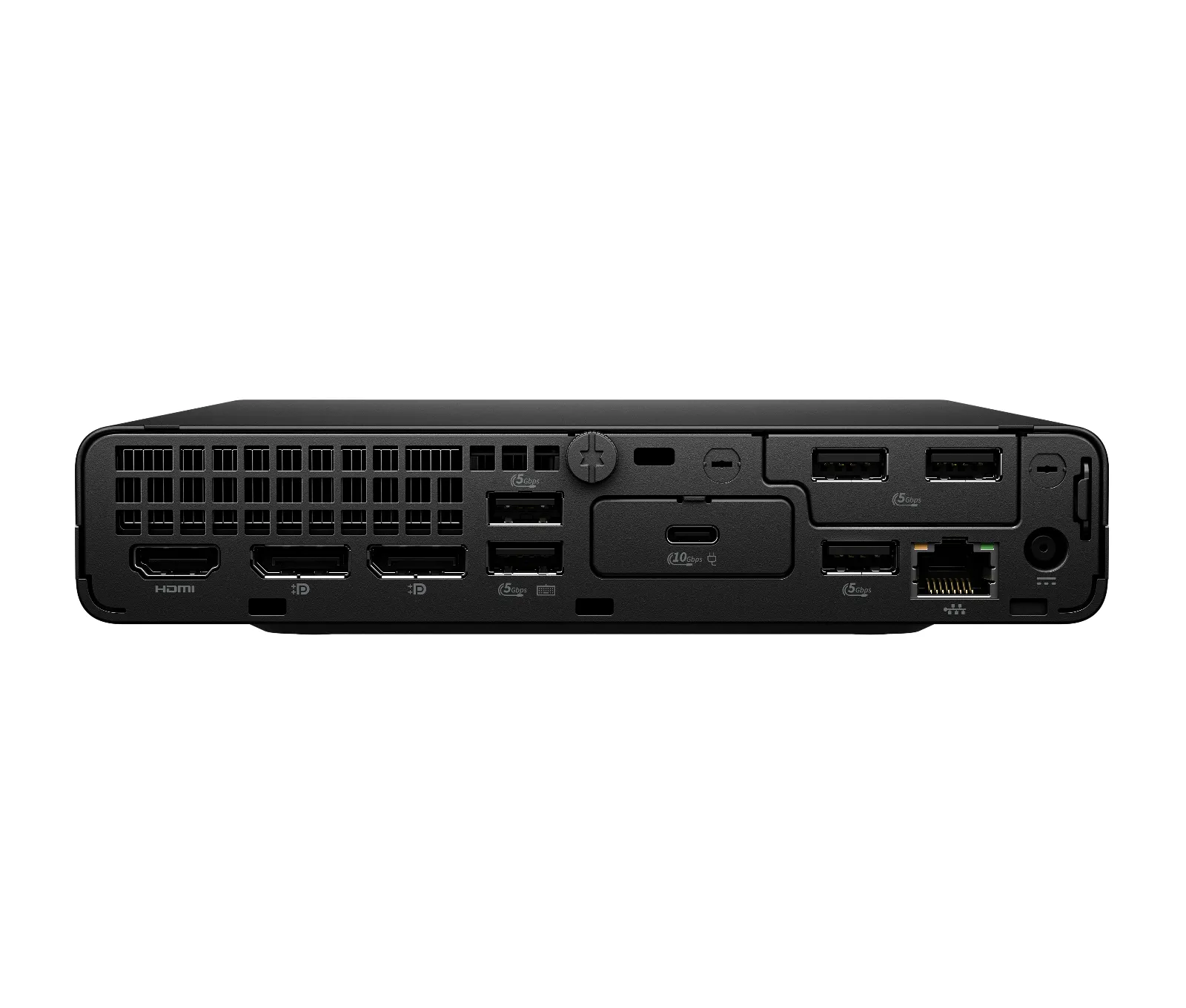 HP ProDesk 4 Mini G1i Desktop AI PC, rear view