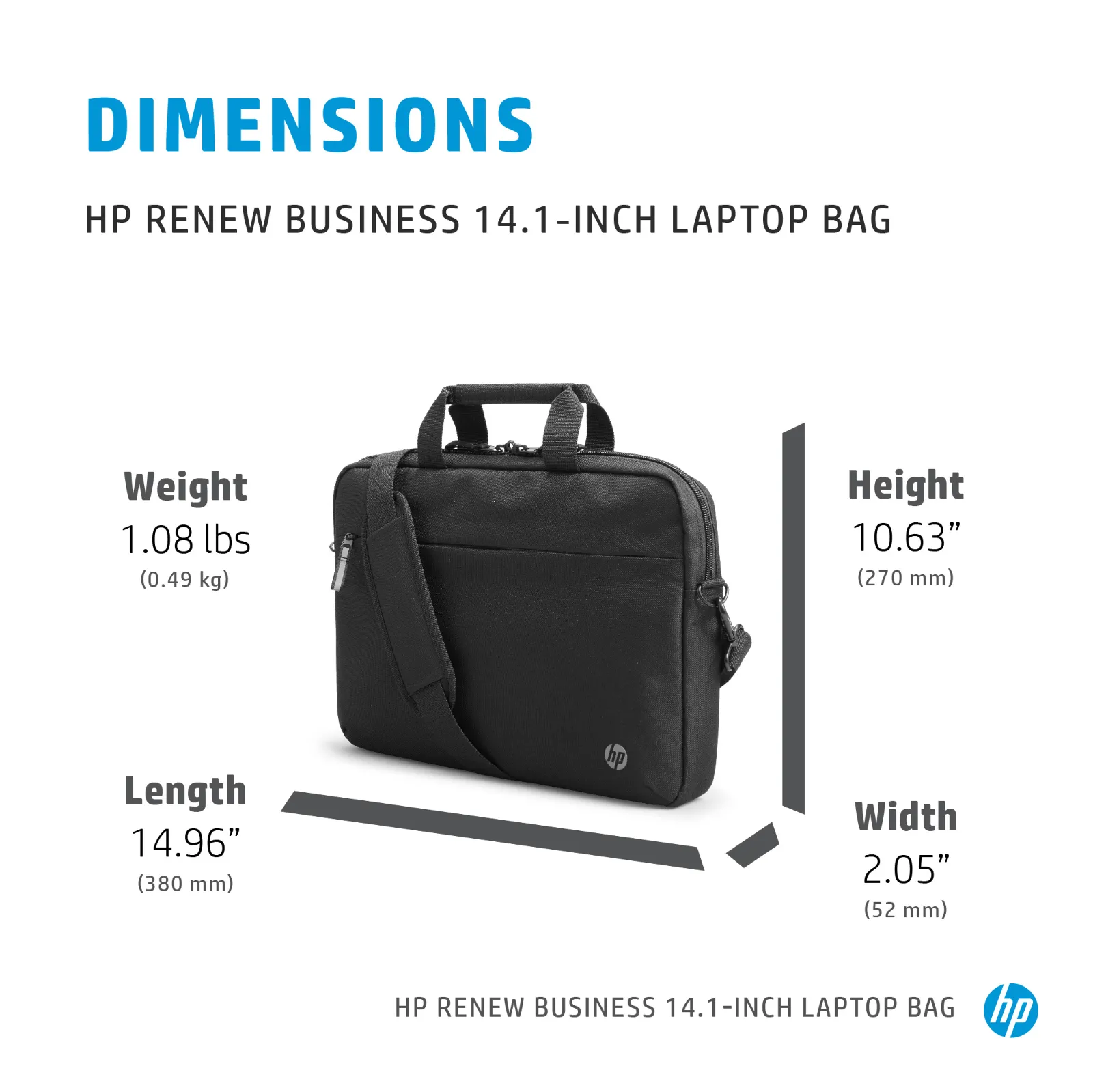 HP Renew Business 14.1 Laptop Bag